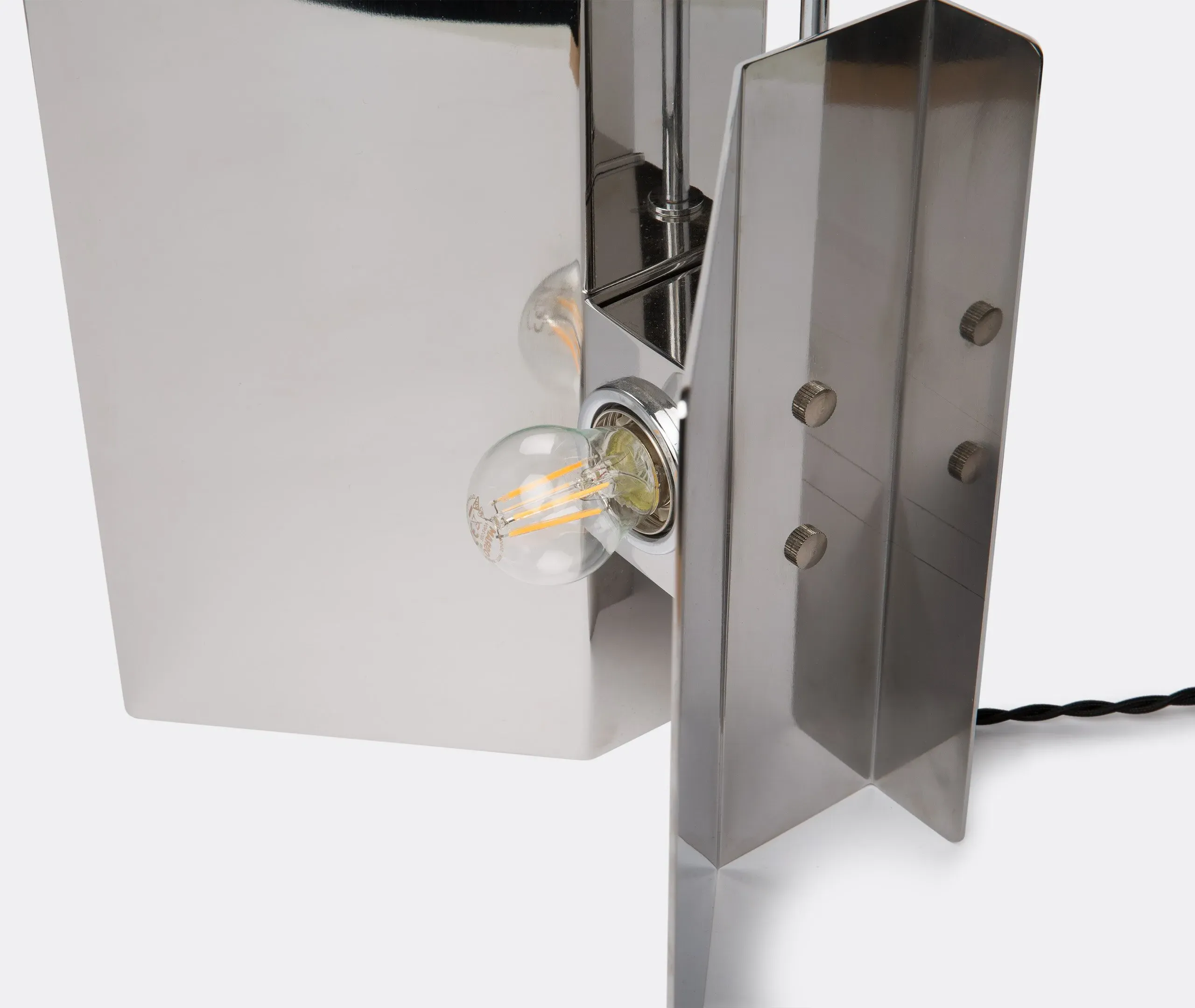 Claudia Table Lamp - Steel, Stainless Steel