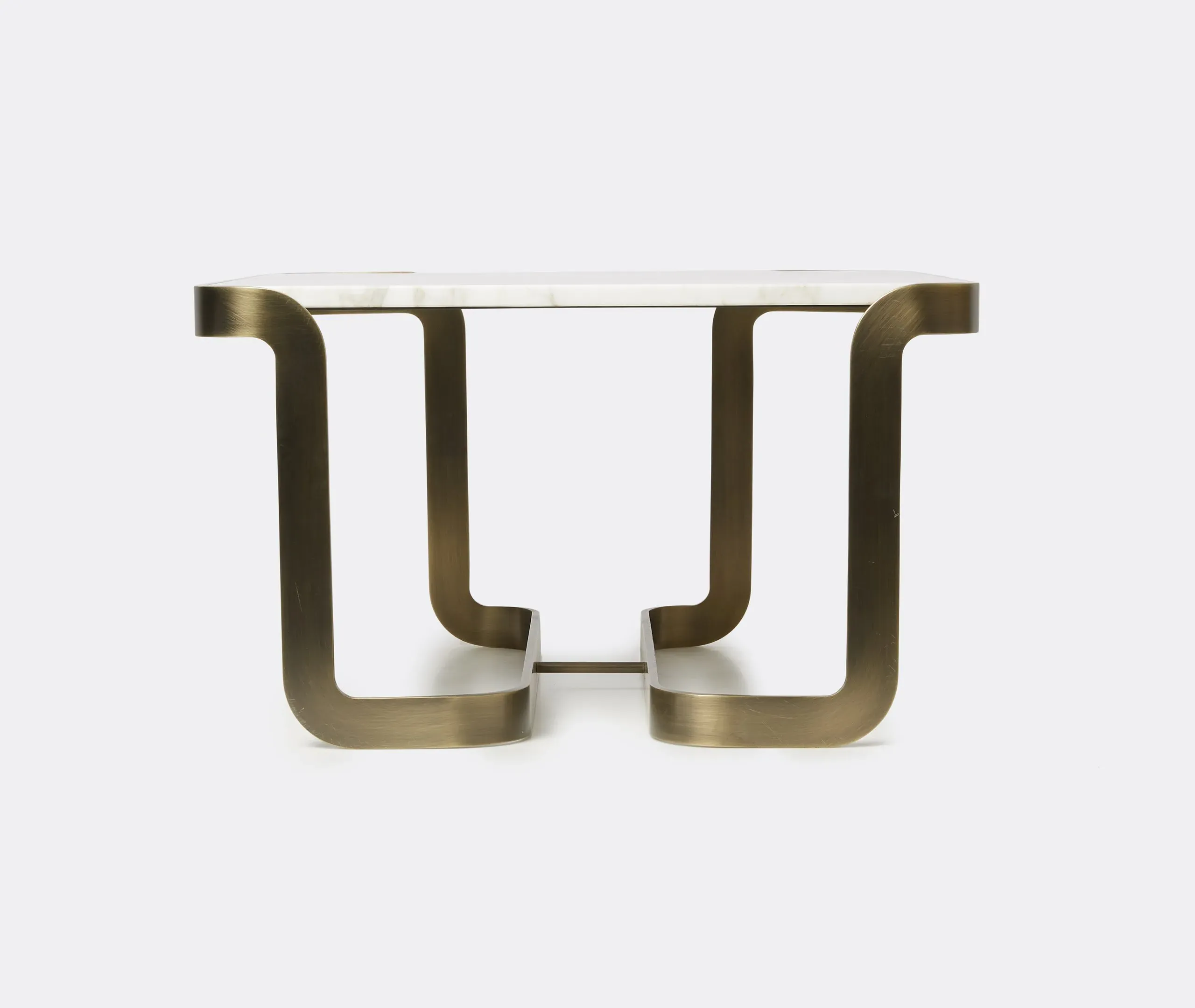 Coffee Table - Bronze, Marble