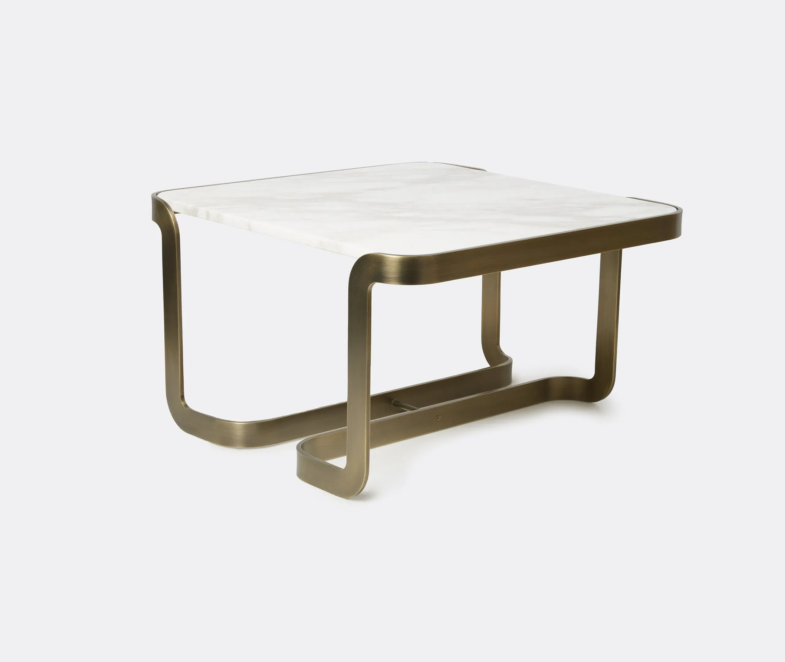 Coffee Table - Bronze, Marble