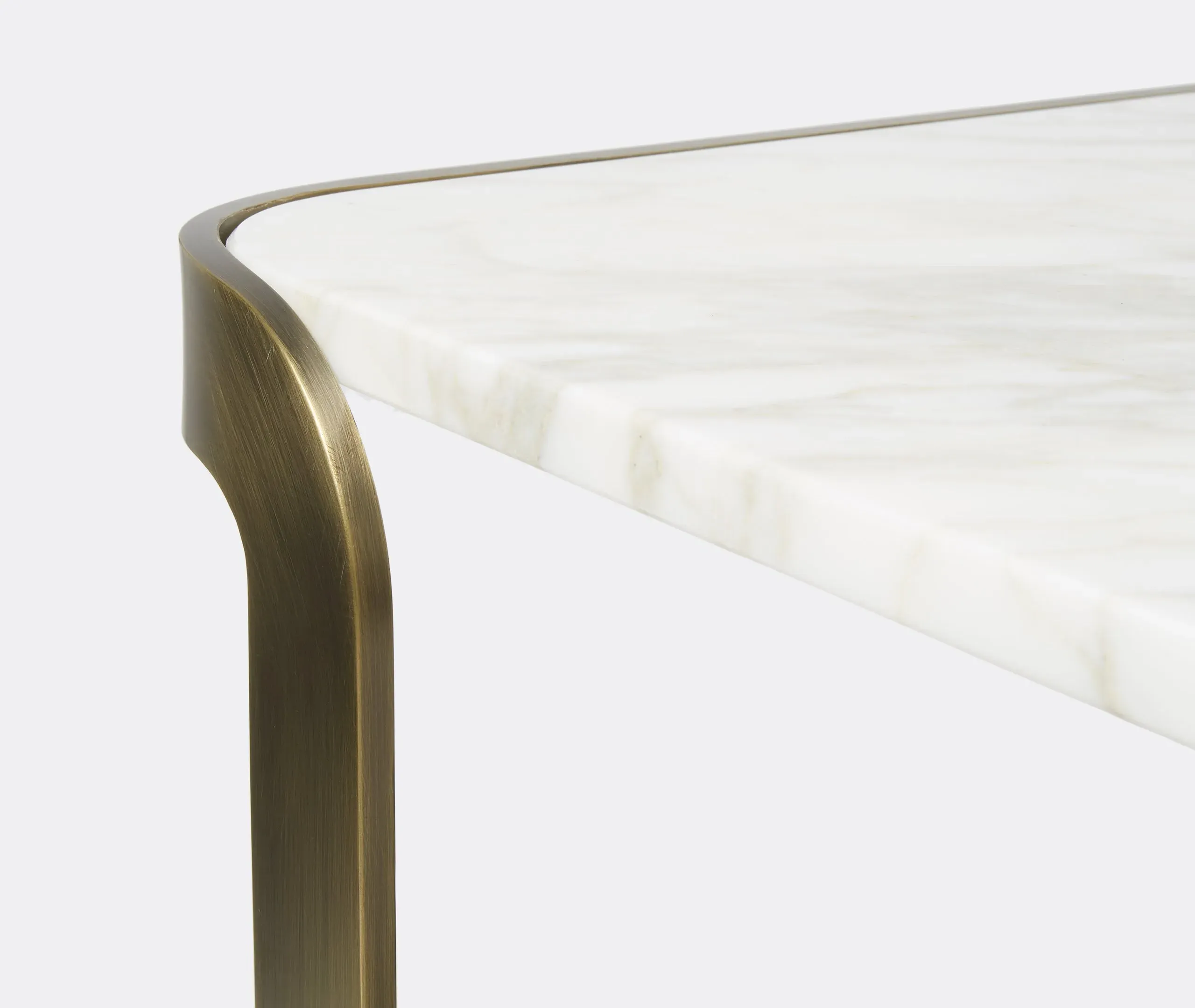 Coffee Table - Bronze, Marble