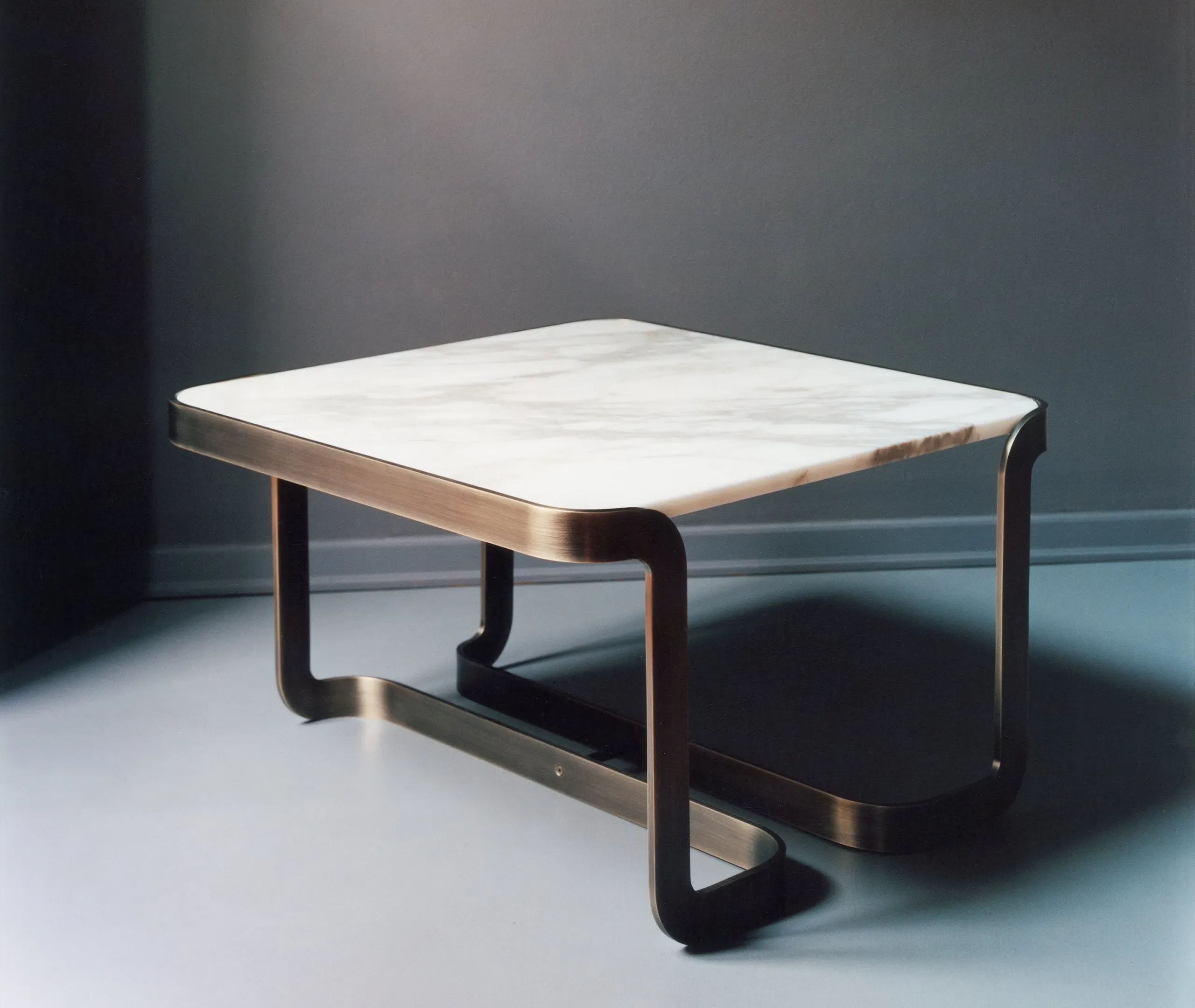 Coffee Table - Bronze, Marble