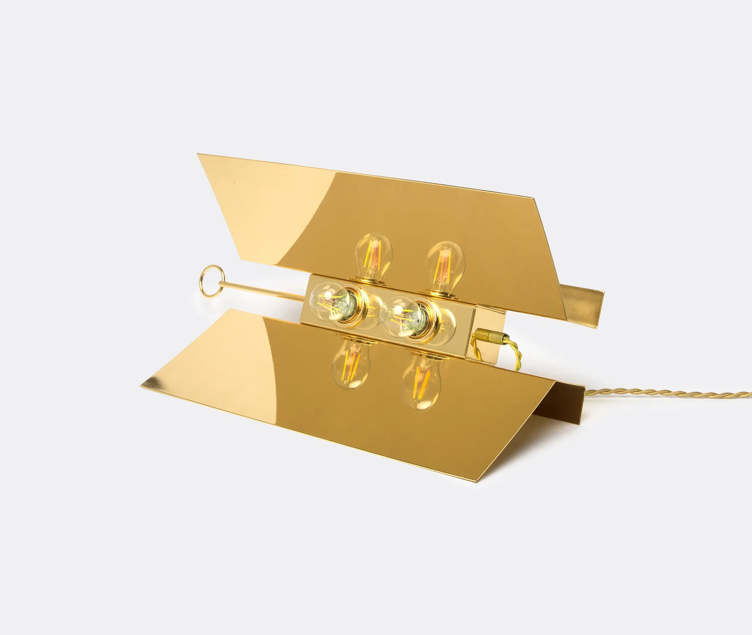 LP1 Claudia Applique Table Lamp - Polished Brass