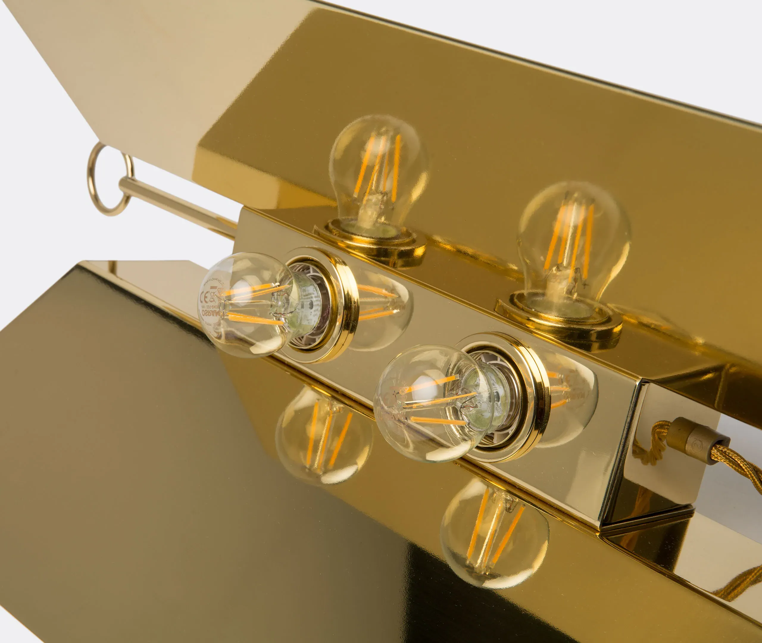 LP1 Claudia Applique Table Lamp - Polished Brass