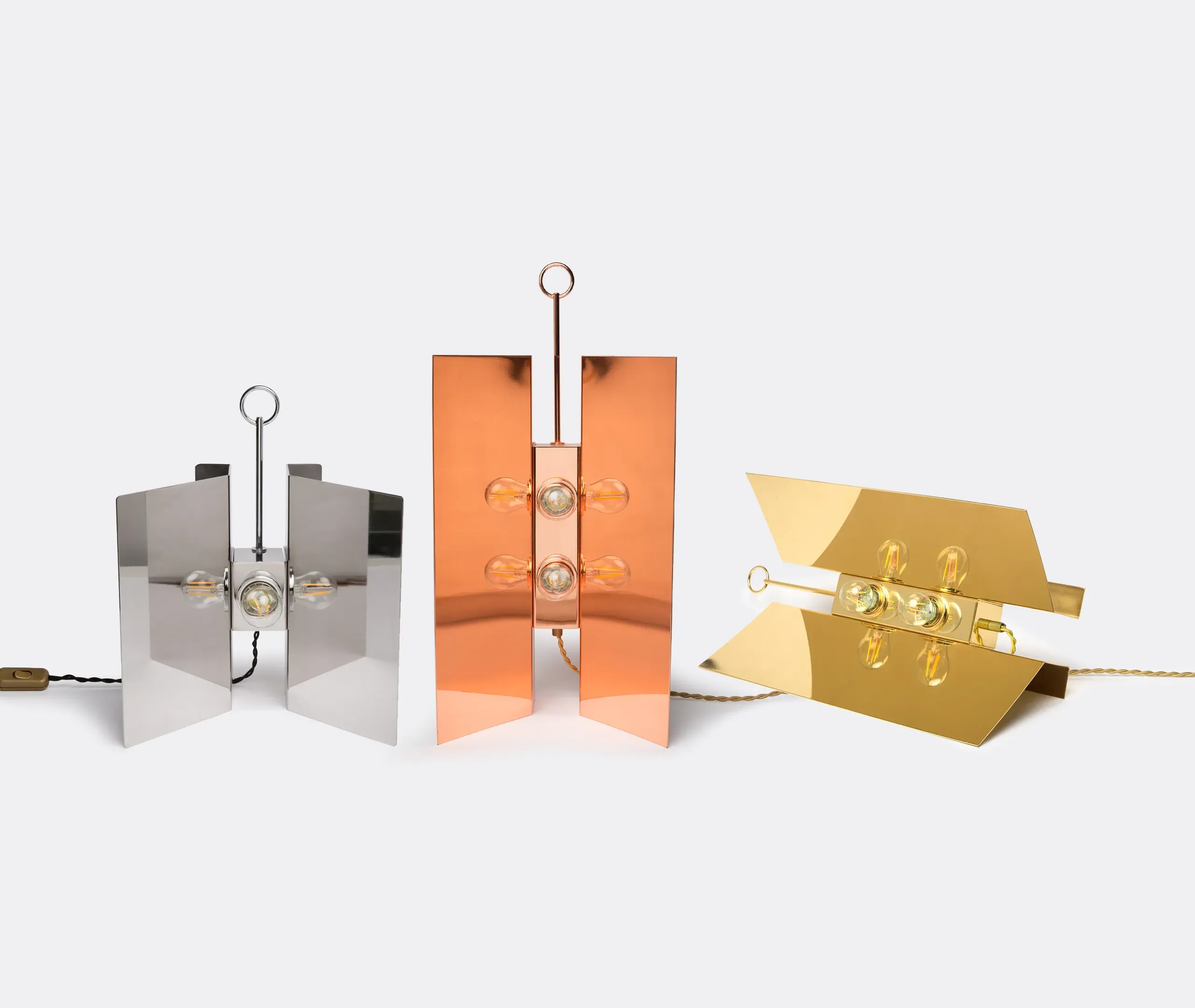 LP1 Claudia Applique Table Lamp - Polished Copper