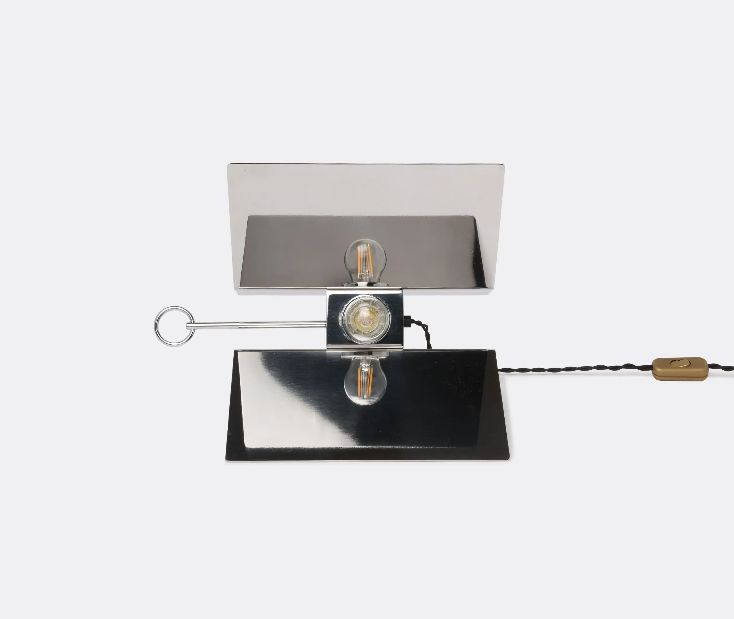 LP1 Claudia Applique Table Lamp - Polished Stainless Steel