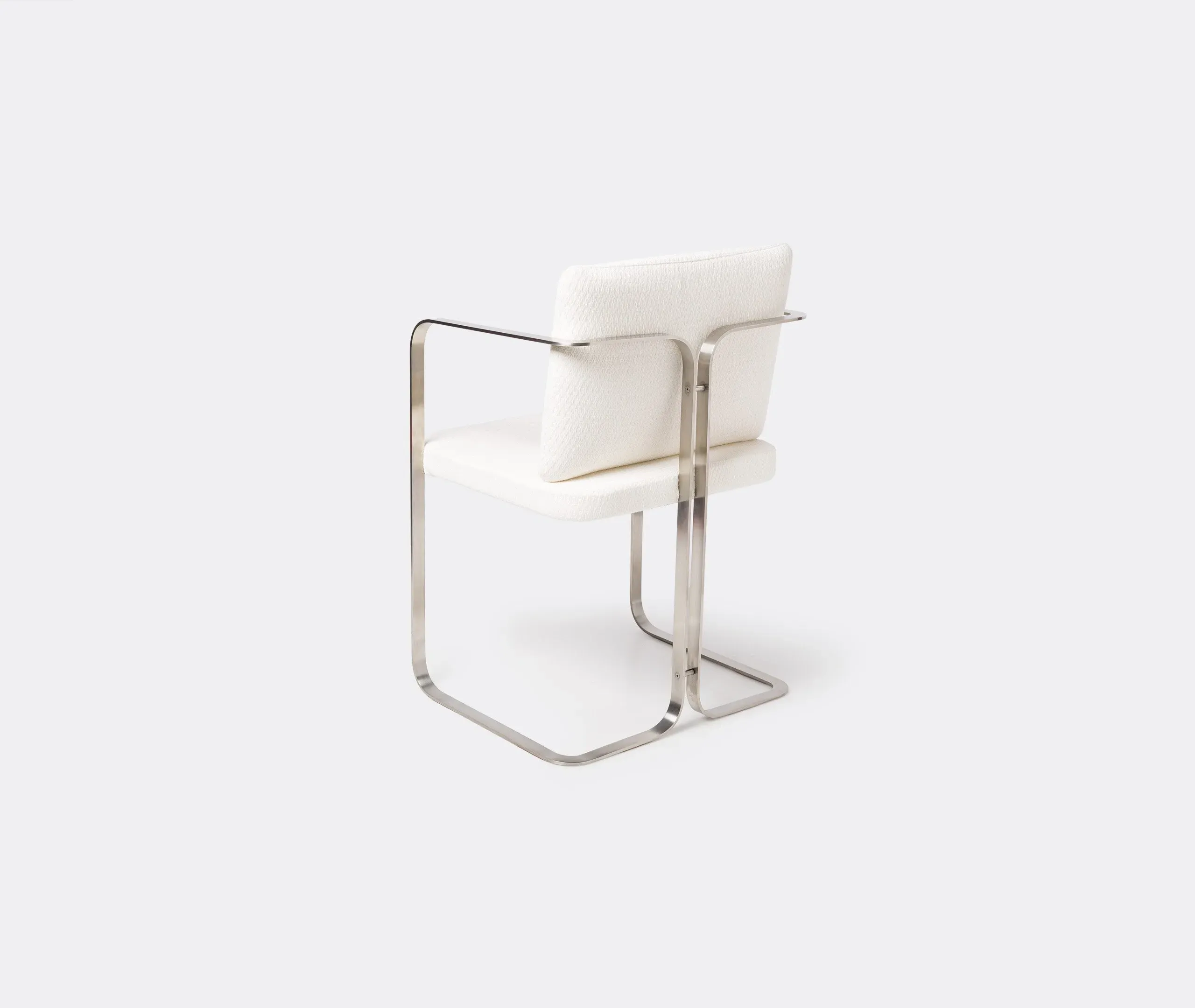 S2 Murena Chair - White, Stainless Steel