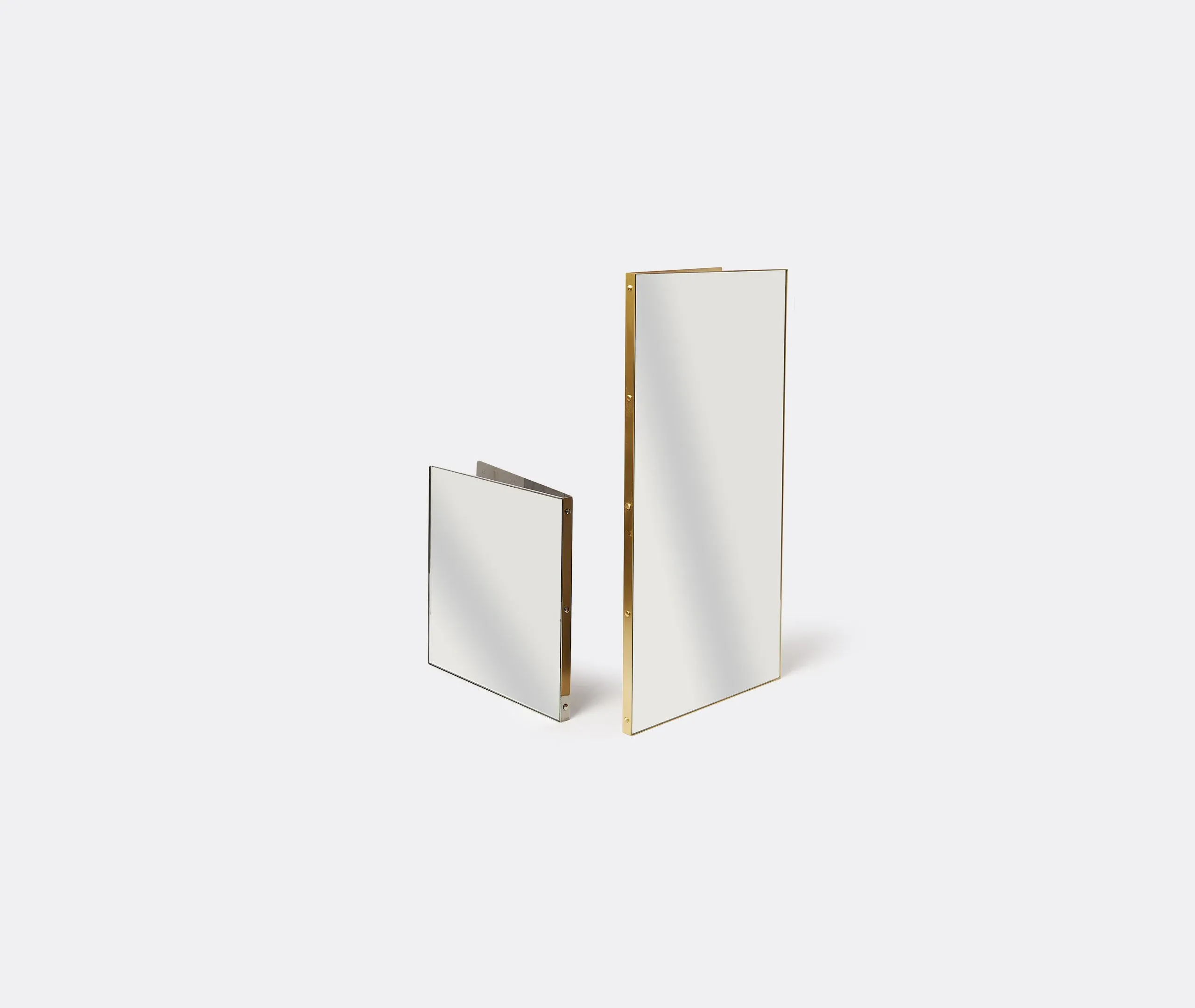Table Mirror with Tinted Glass - Black, Chrome