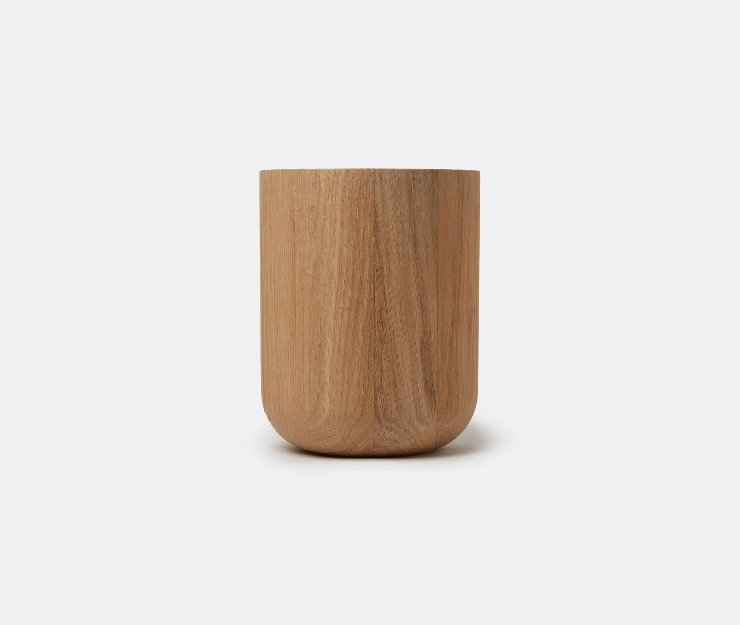 Busk Vase - Oak, Solid Wood image