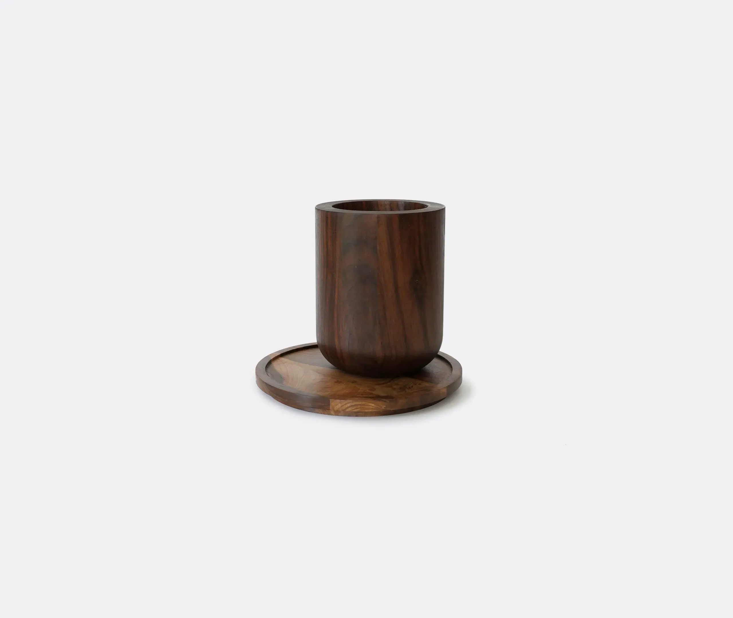 Busk Vase - Walnut, Solid Wood