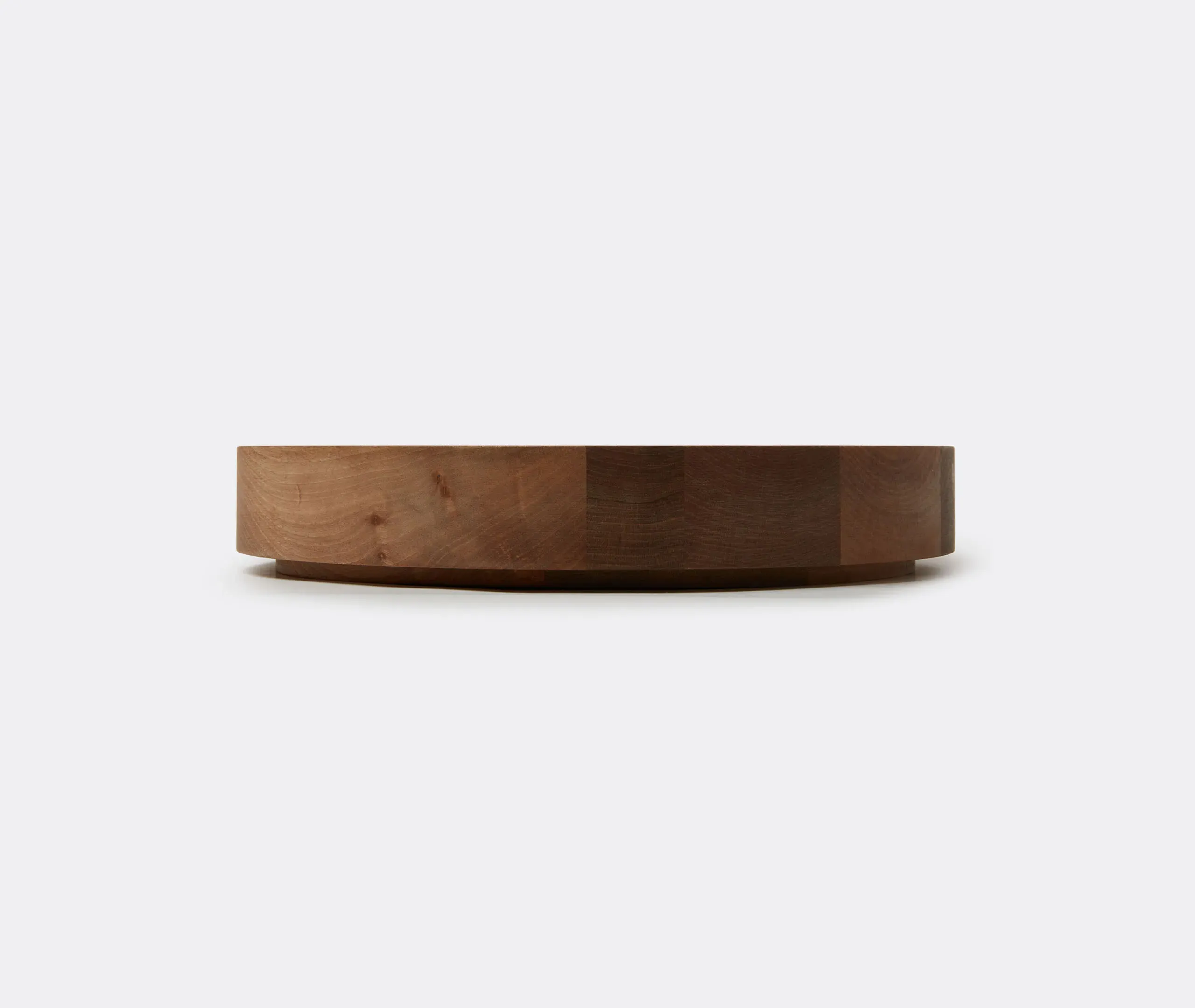 Eclipse Shallow Decorative Bowl - Walnut alternate view
