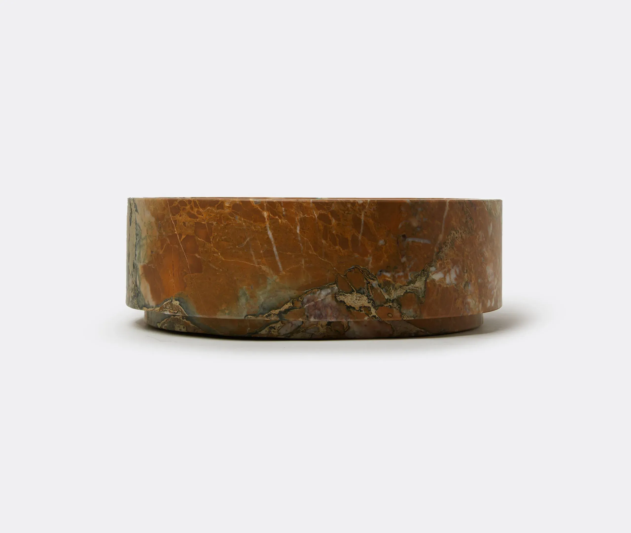 High Decorative Bowl - Multicolor, Marble