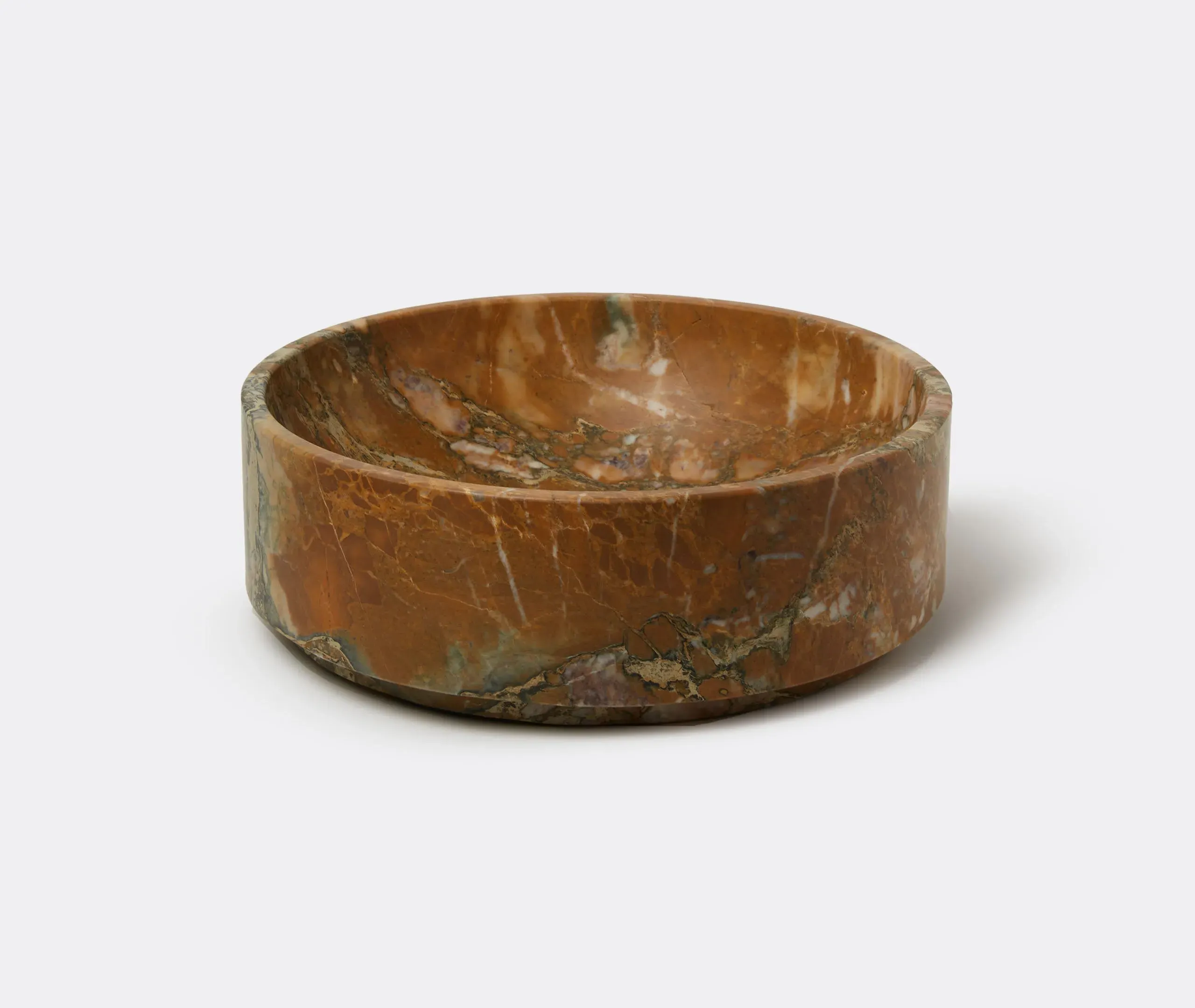 High Decorative Bowl - Multicolor, Marble