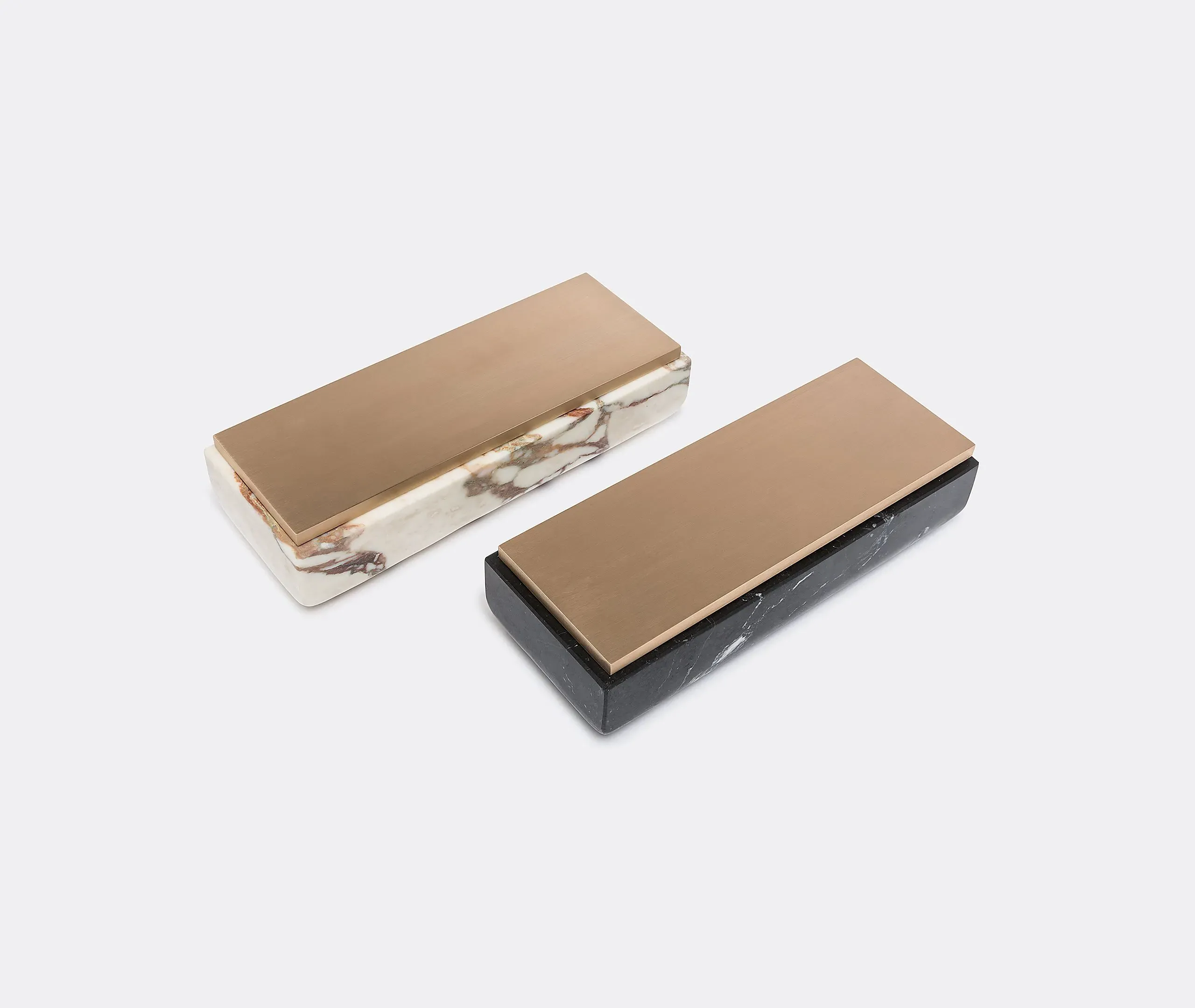 Secret Square Marble Box - Cream