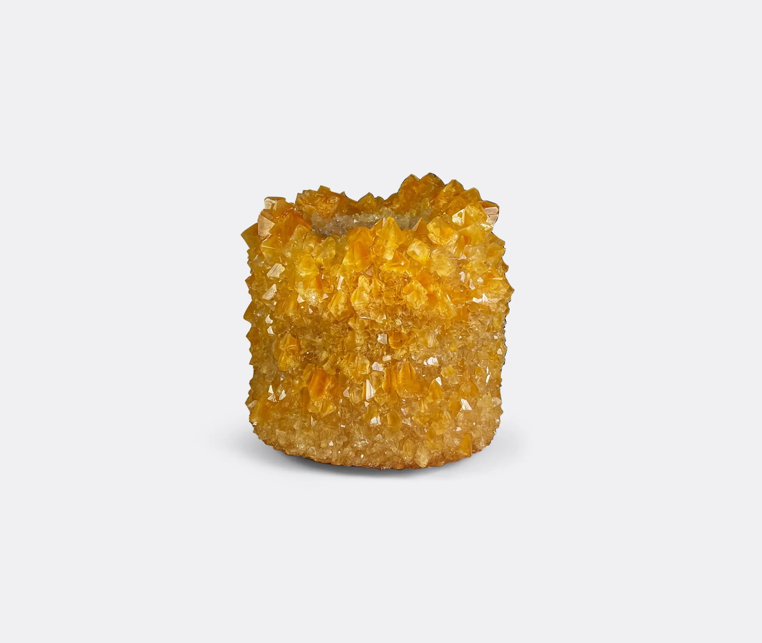 Crystal Large Vase - Aureate Yellow product