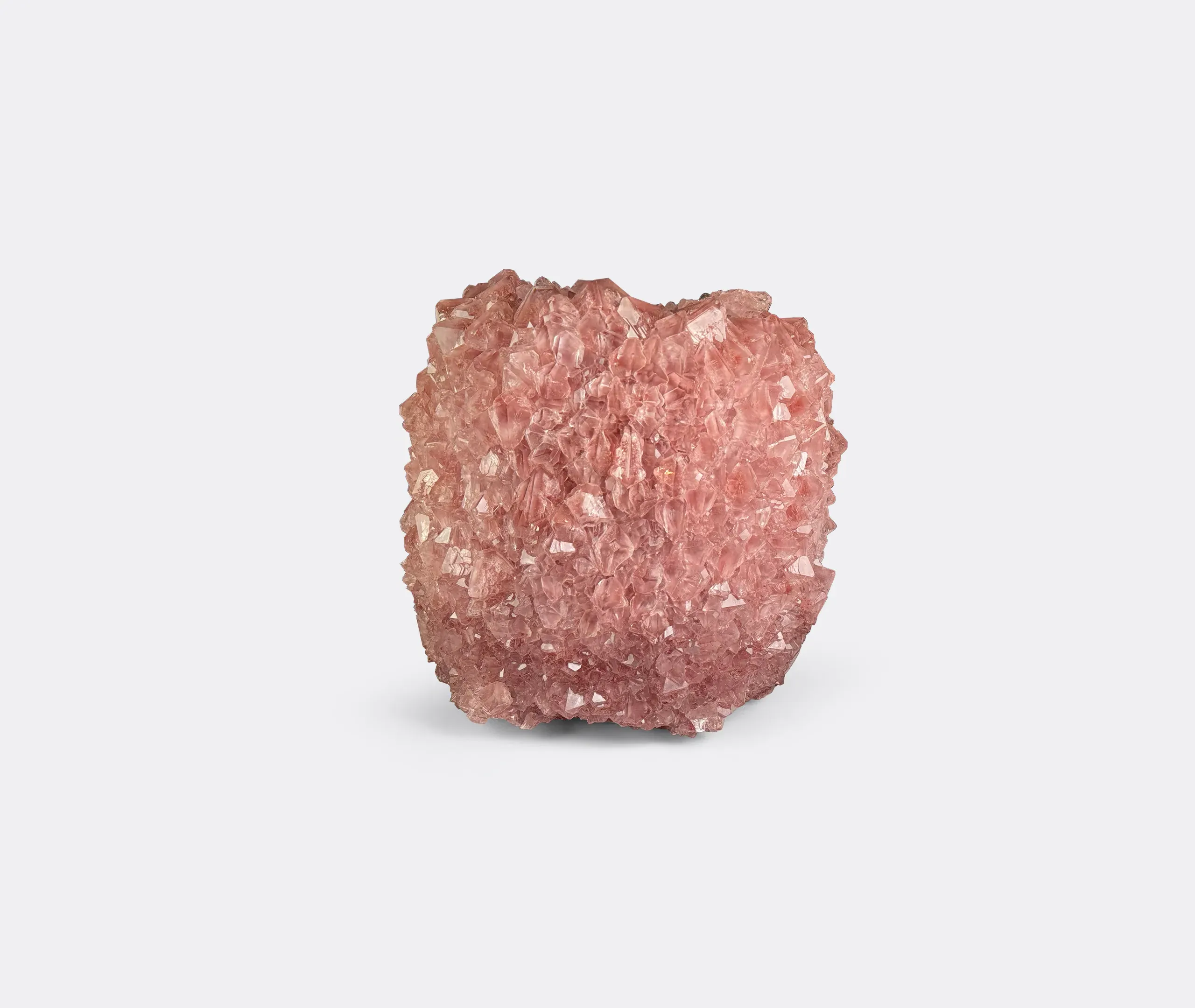 Crystal Large Vase - Pink, Mineral Crystal alternate view