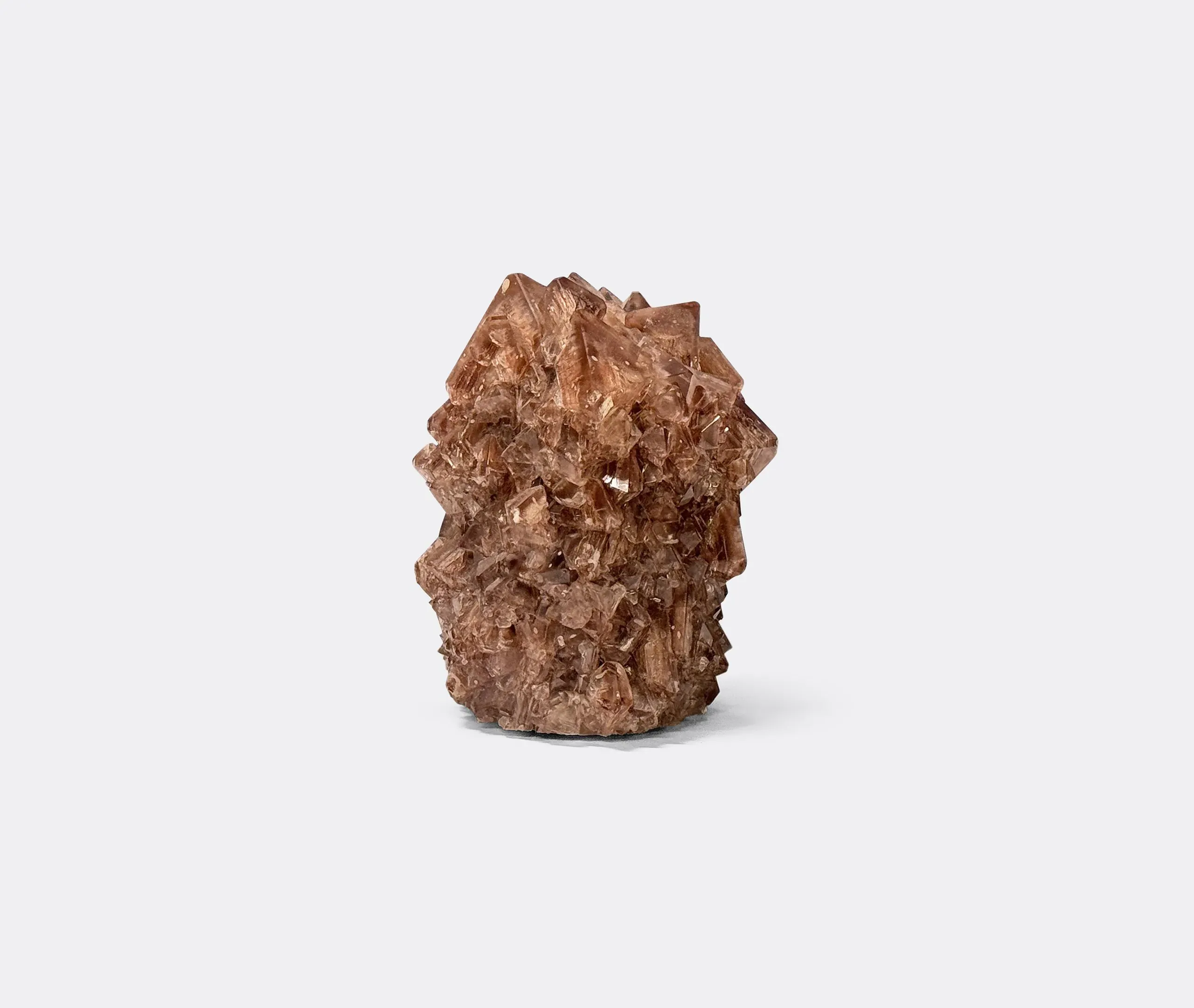 Crystal Small Vase - Brown