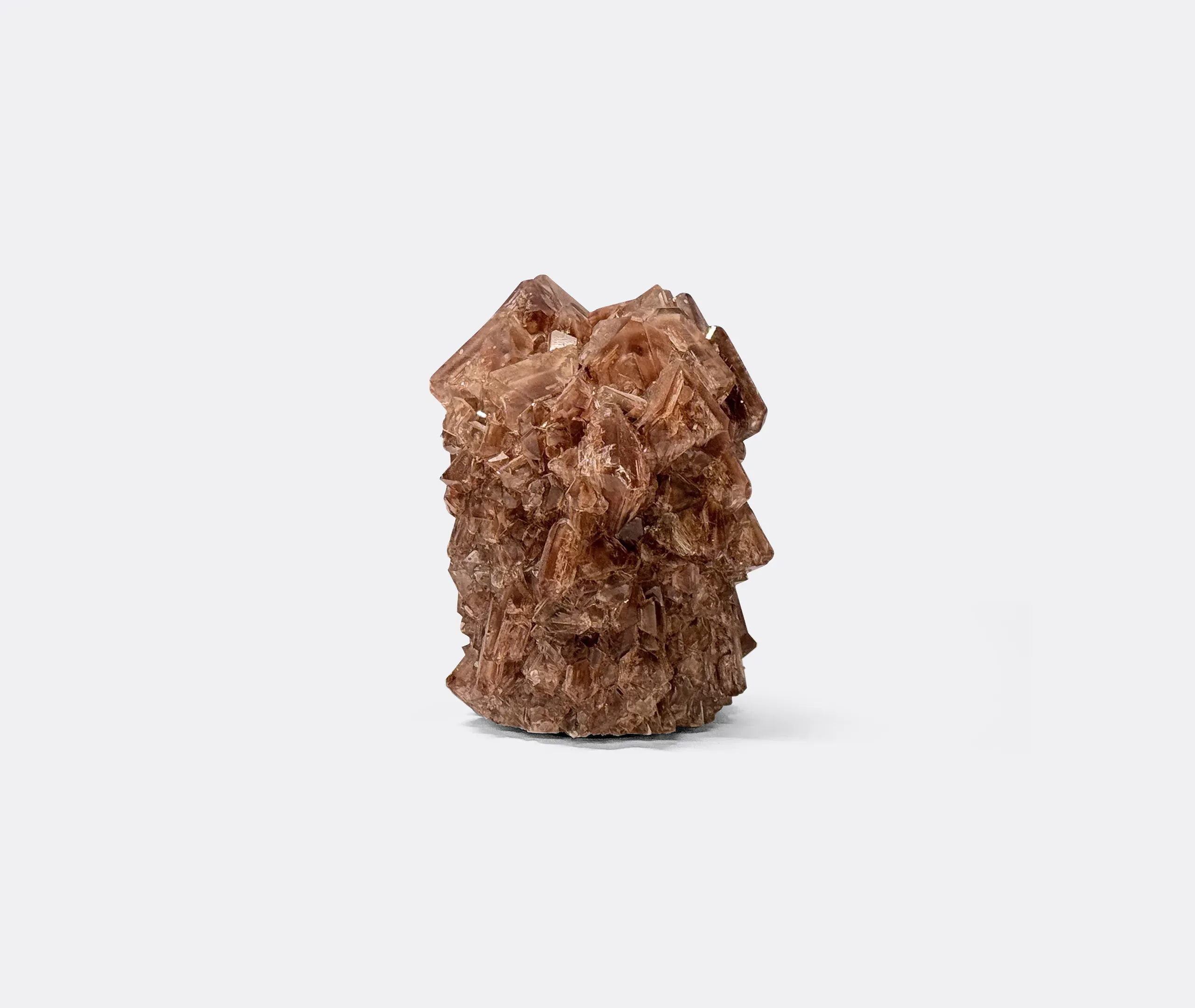 Crystal Small Vase - Brown
