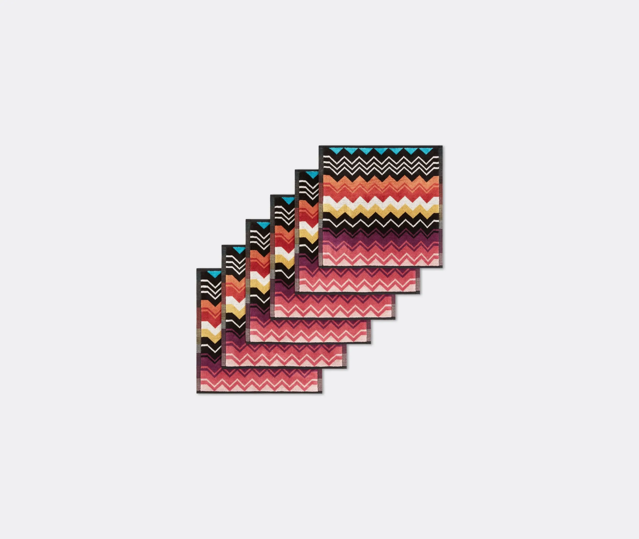 6-Piece Face Towel Set - Multicolour, Cotton