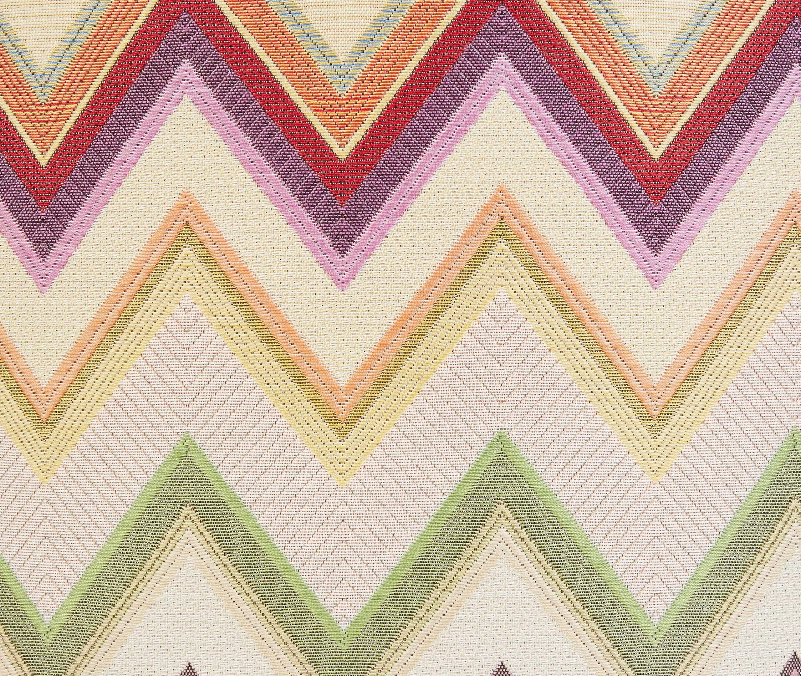 Agadir Cylindrical Pouf with Handle - Orange, Cotton Blend