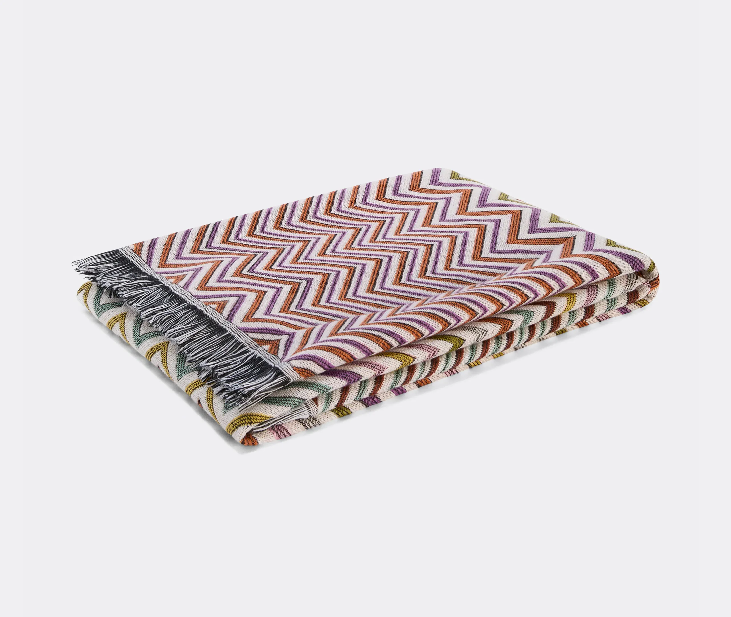 Antwan Throw with Fringe - Multicolour, Wool Blend product