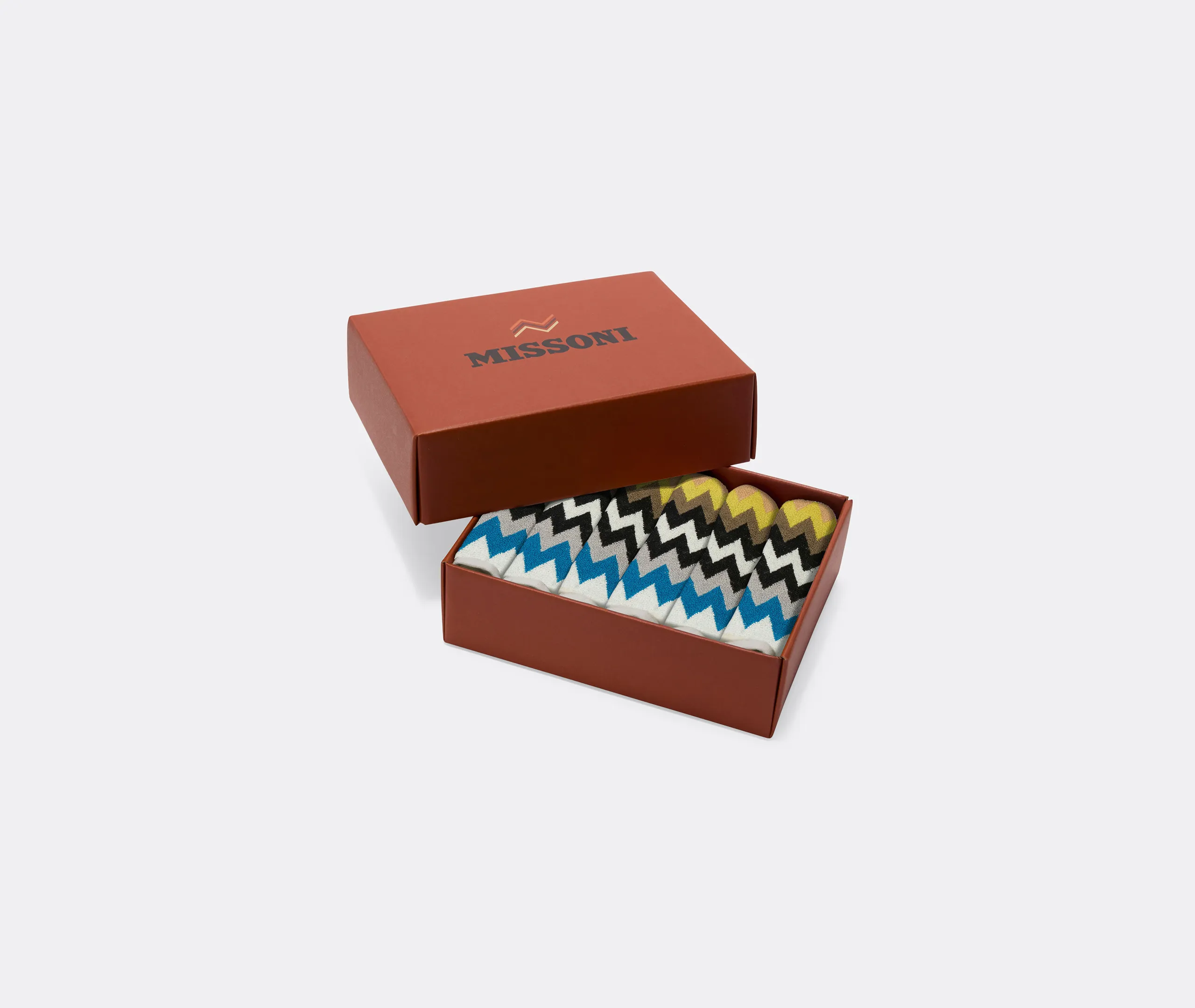 Best Face Towel Set of Six - Black Multicolor, Cotton