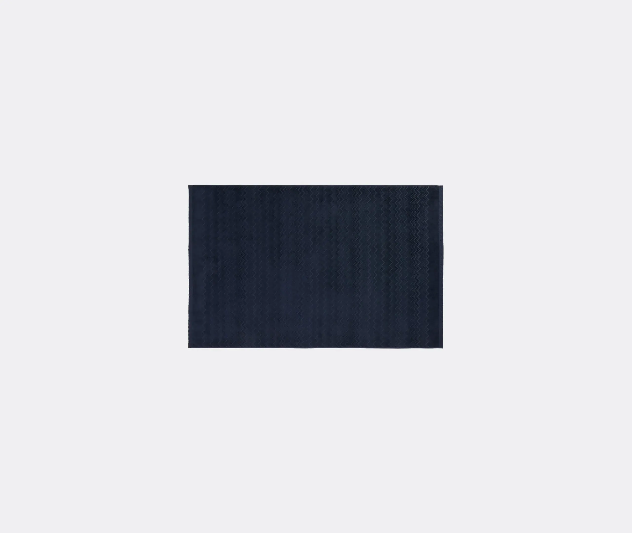 Chalk Terry Cotton Velour Bath Mat - Blue product