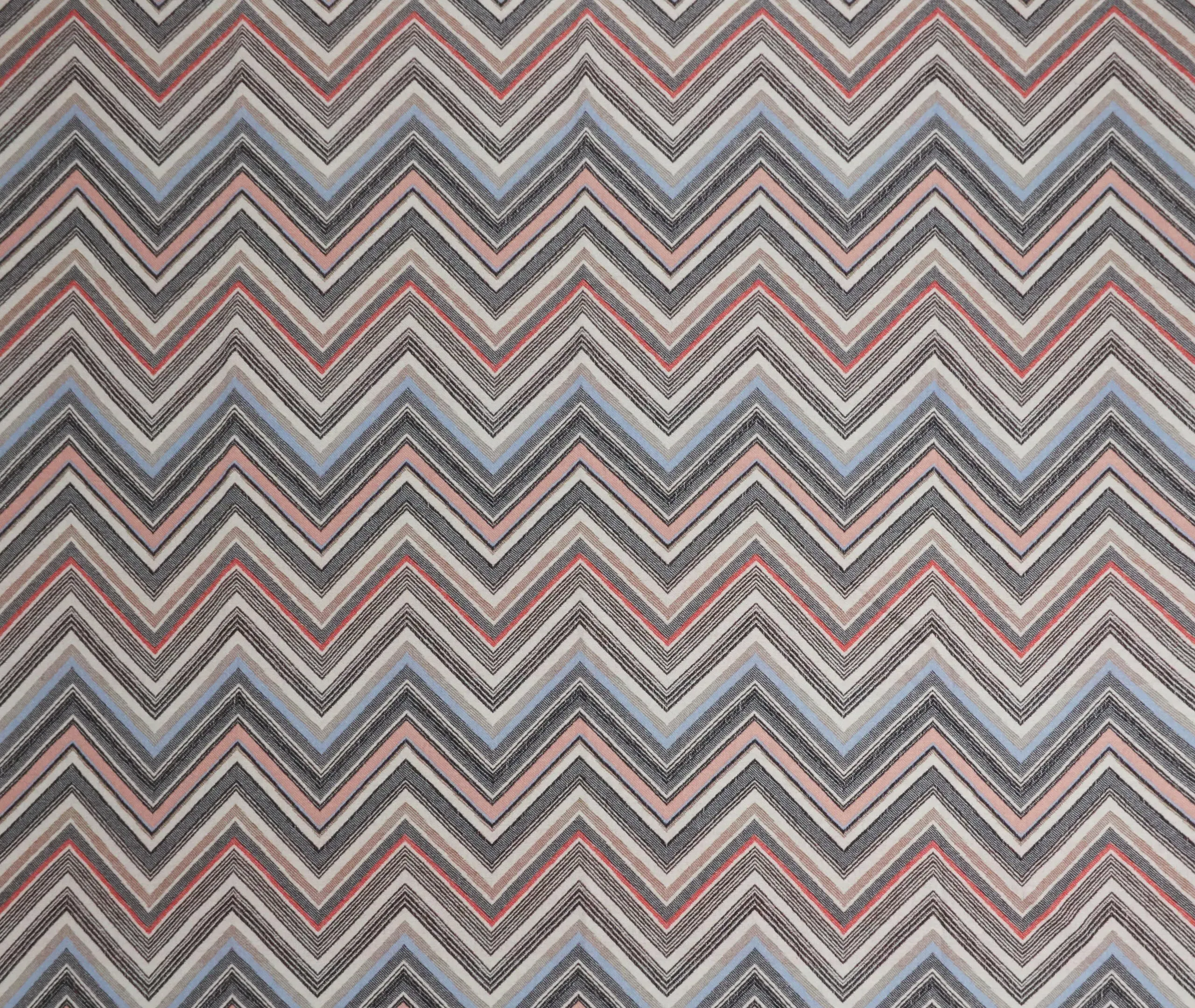 Chevron Blanket - Multicolor, Wool Blend