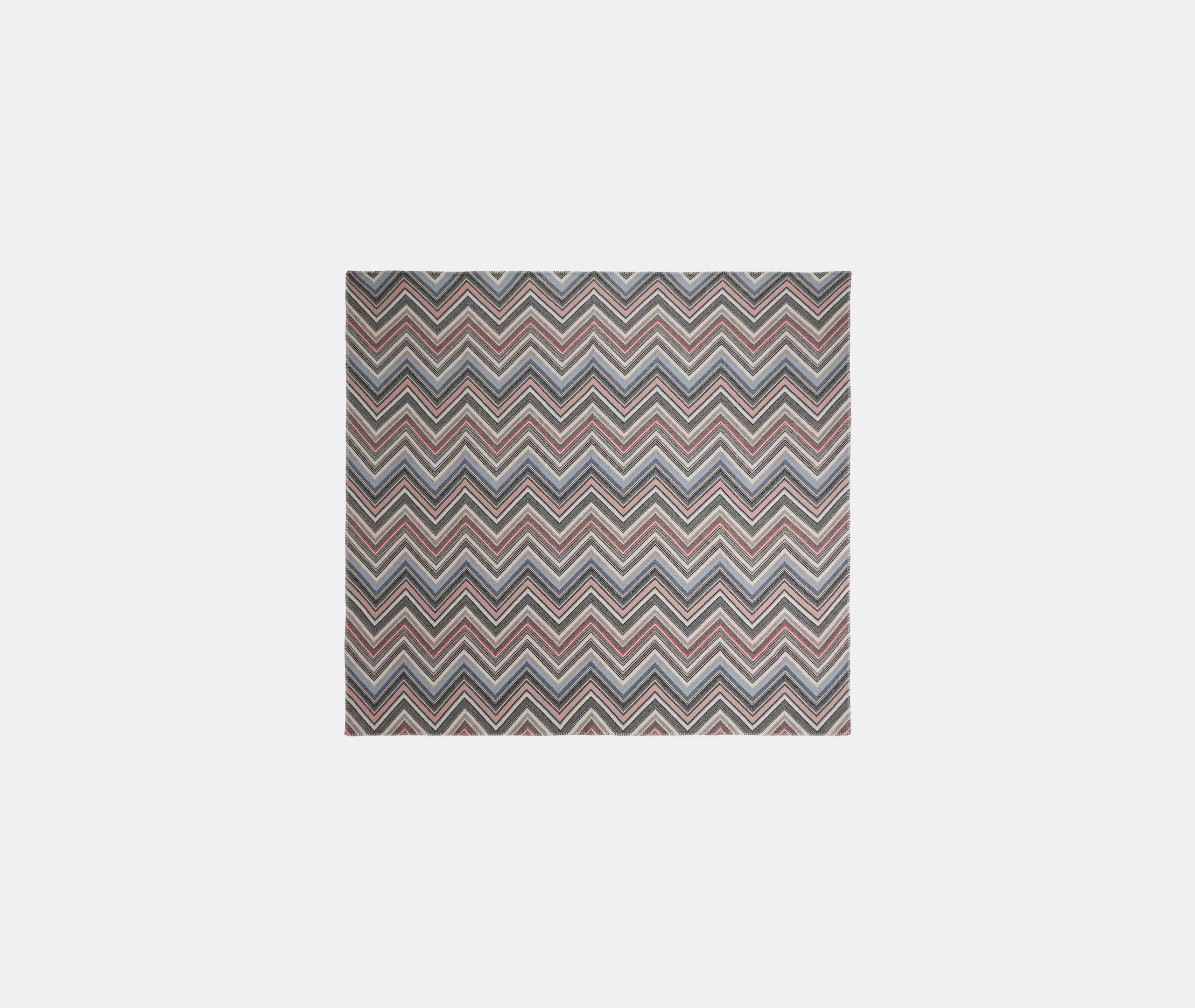 Chevron Blanket - Multicolor, Wool Blend