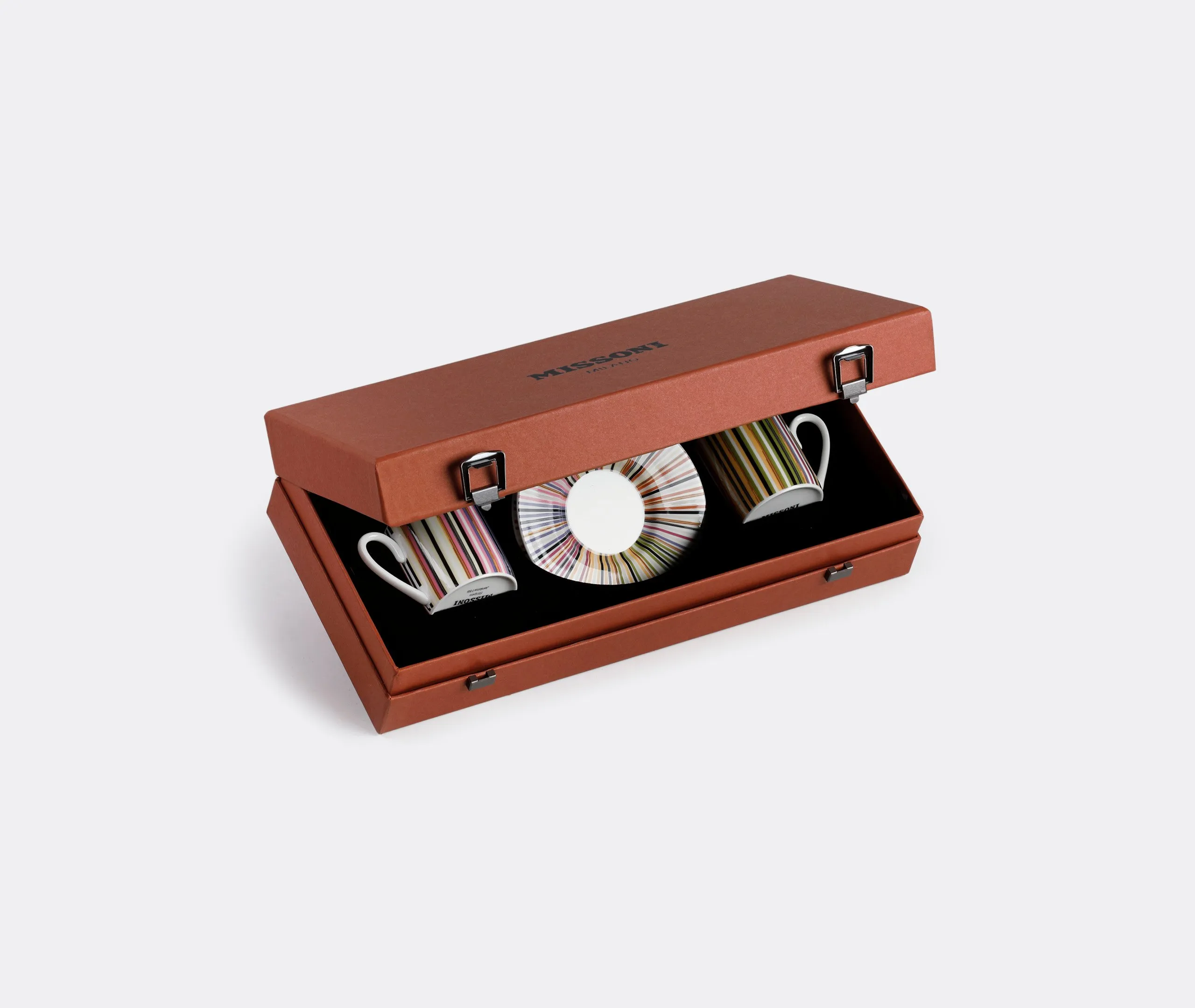 Coffee Cup Set with Saucer - Multicolour, Bone China