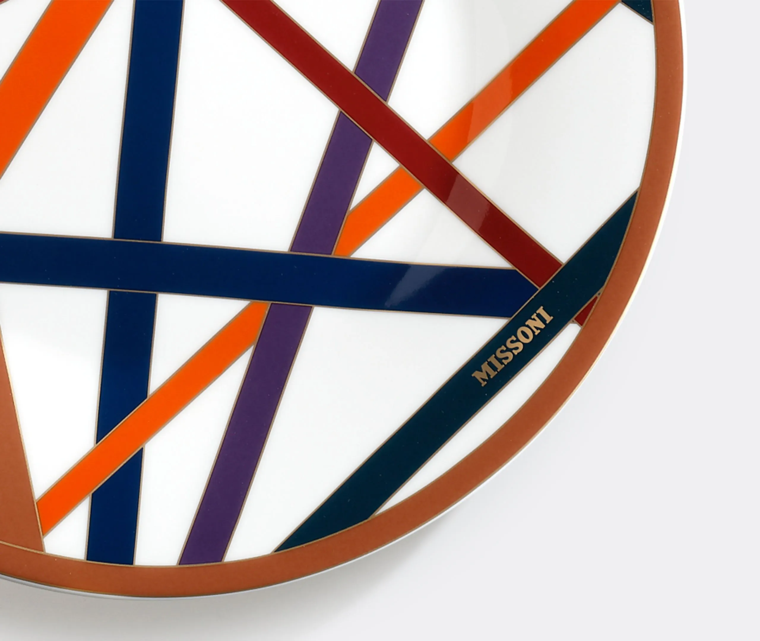 Dessert Plate Set of 6 - Multicolor, Bone China