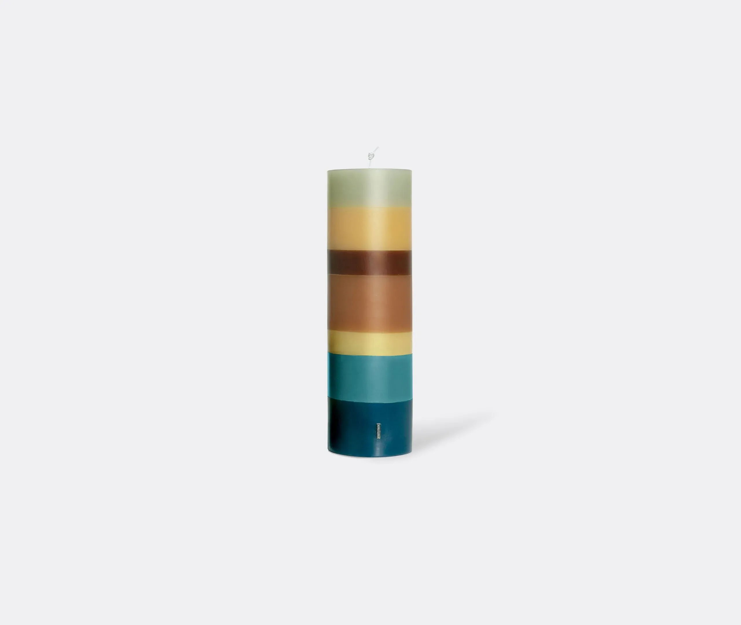 High Cylindrical Candle - Gold, Wax image
