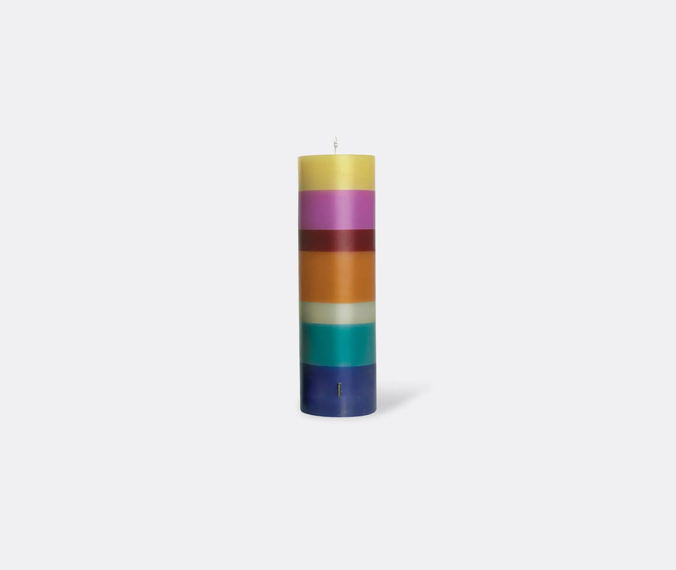 High Cylindrical Candle - Orange, Wax