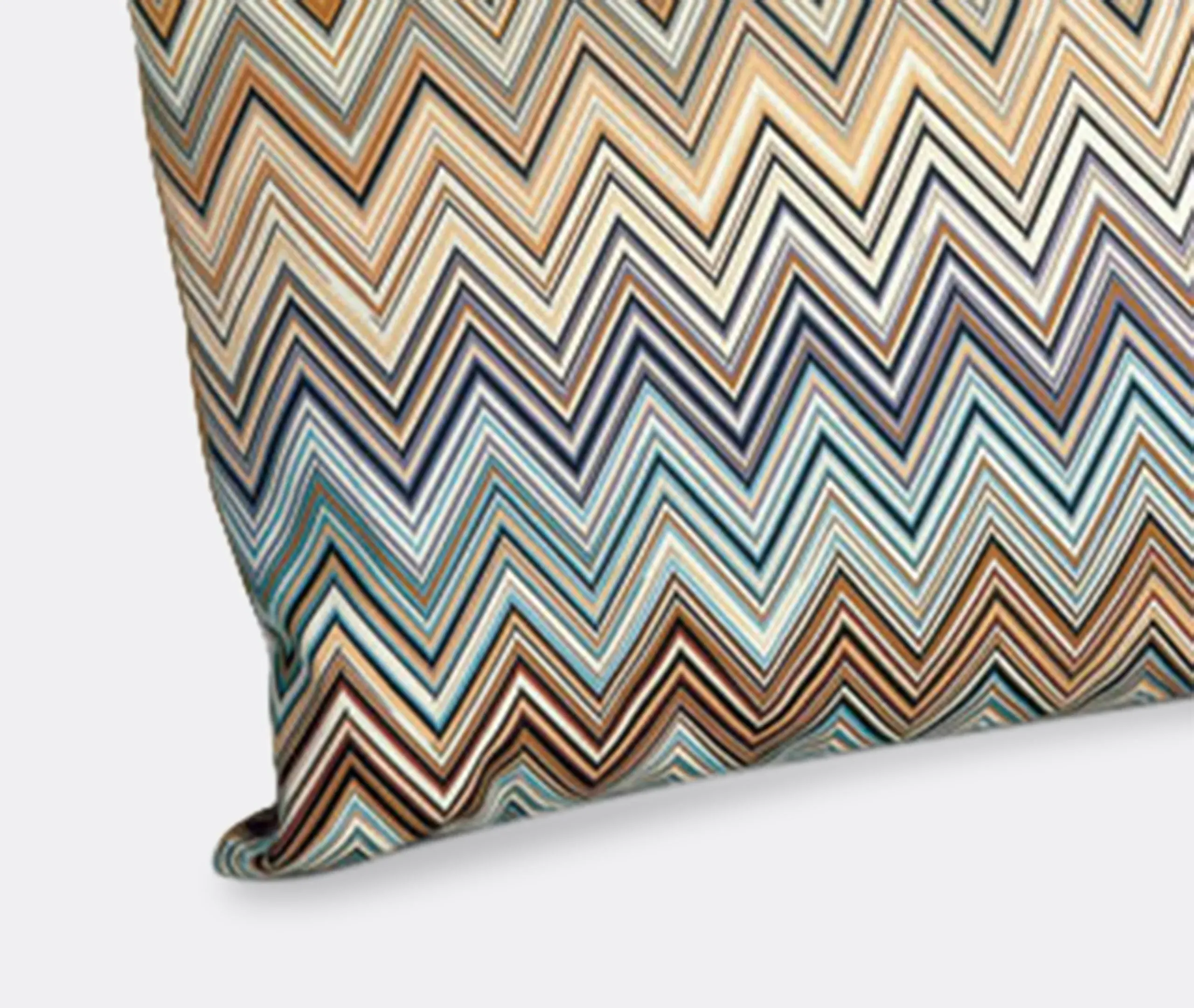 Jarris Cushion with Zigzag Print - Beige