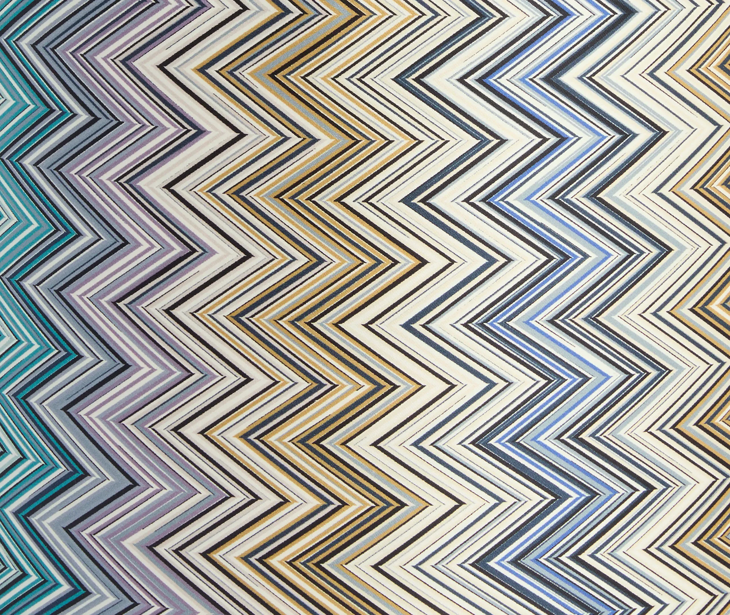 Jarris Cylindrical Pouf - Blue Multicolour, Jacquard alternate view