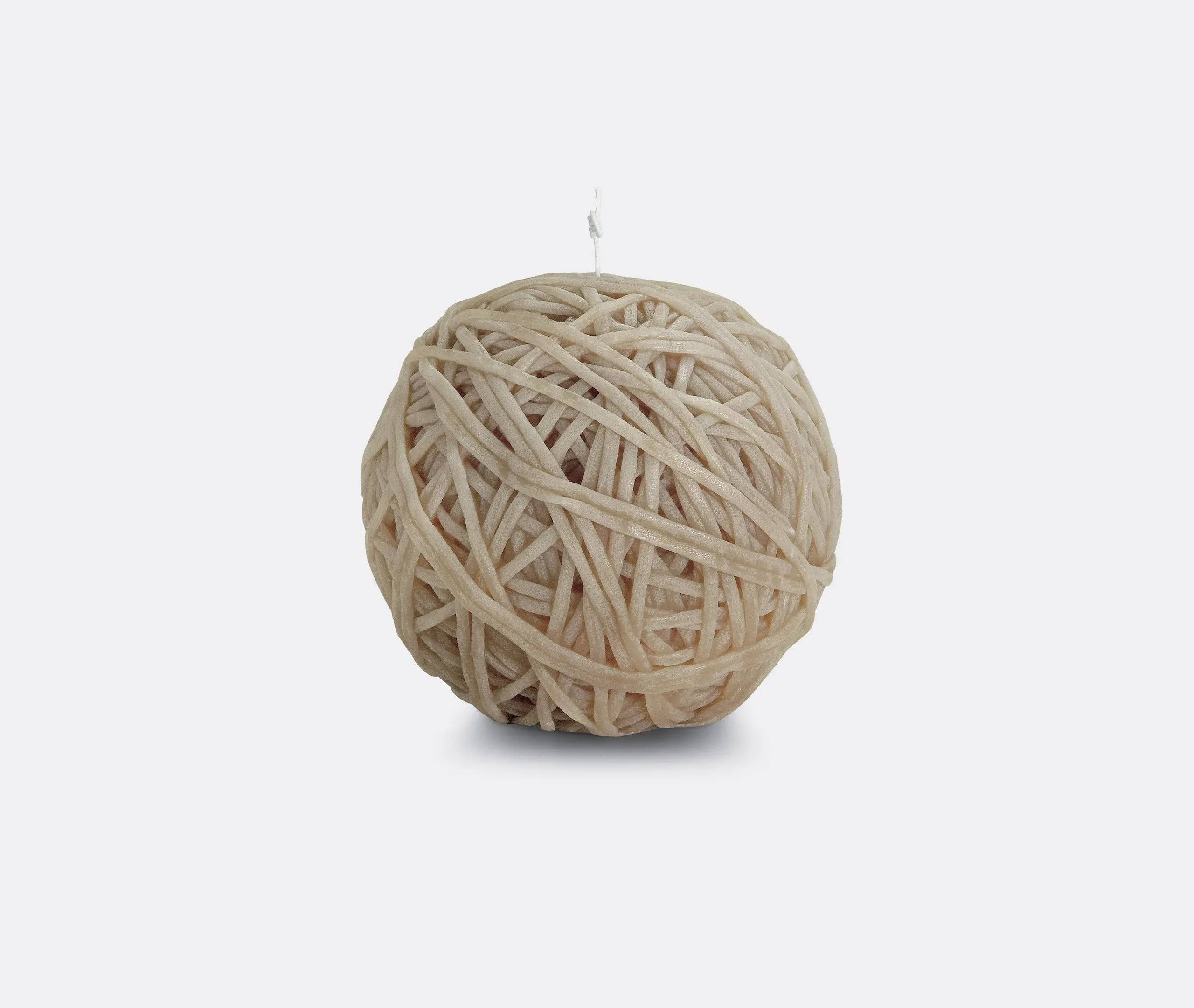 Large Ball Candle - Ochre, Wax image