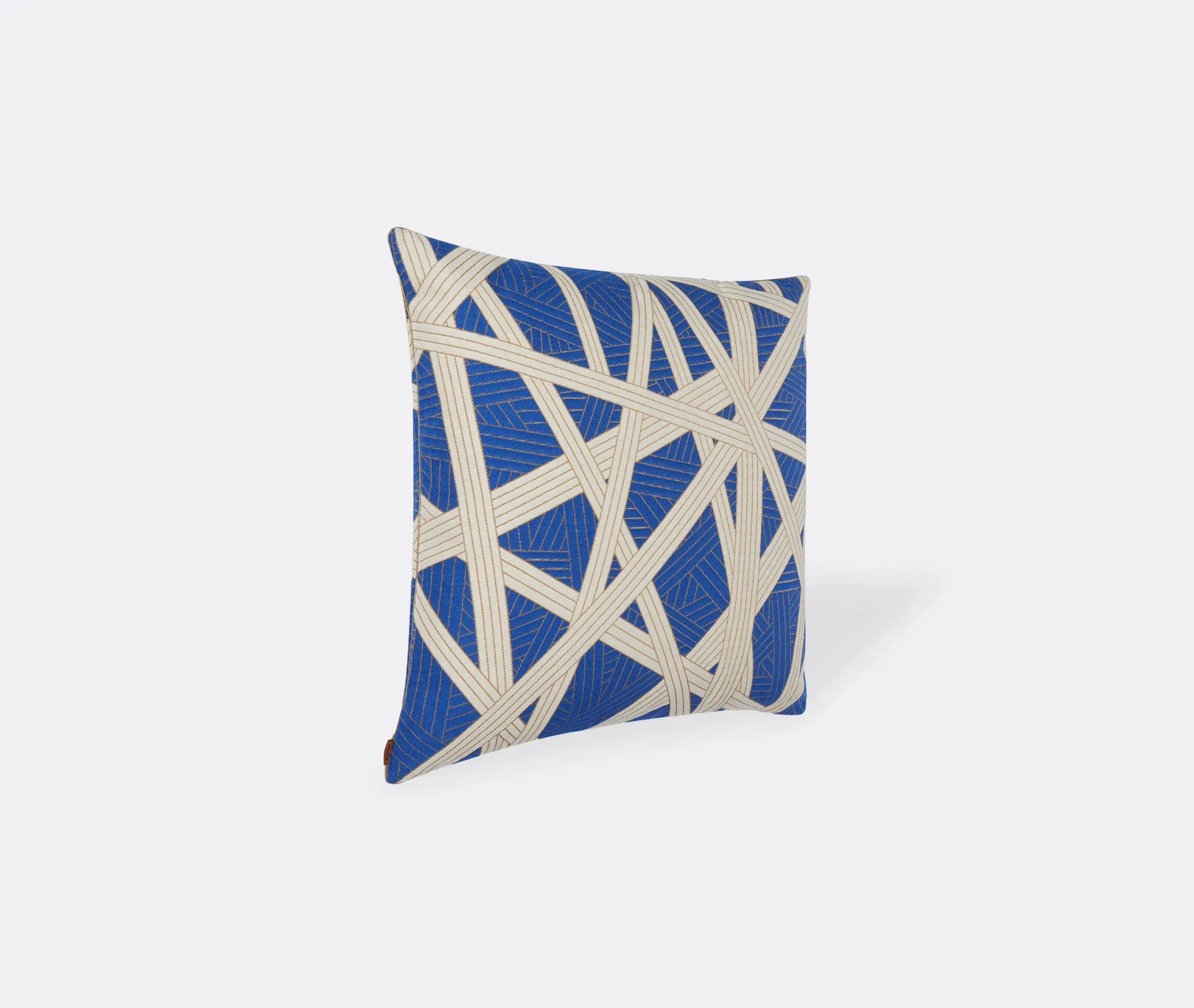 Large Nastri Cushion - Blue
