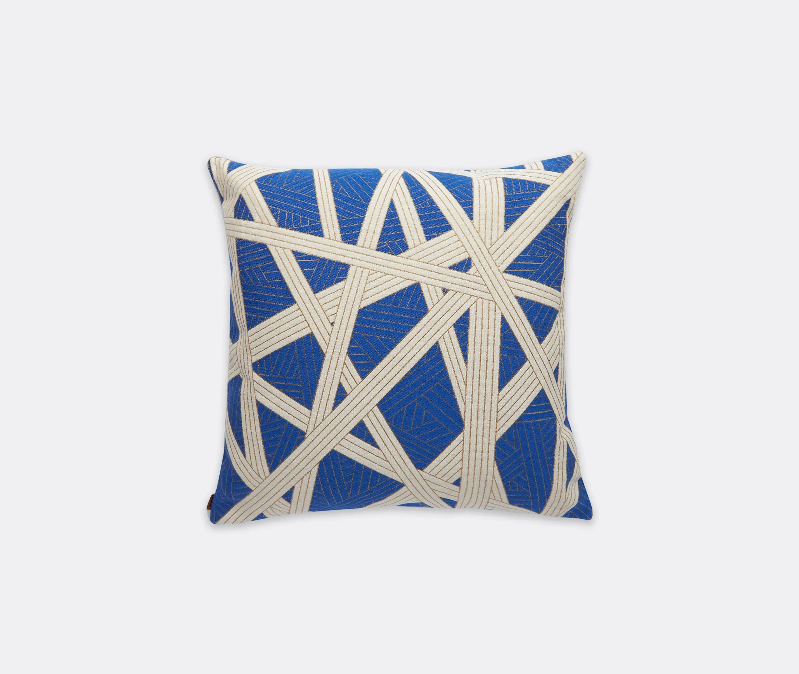 Large Nastri Cushion - Blue