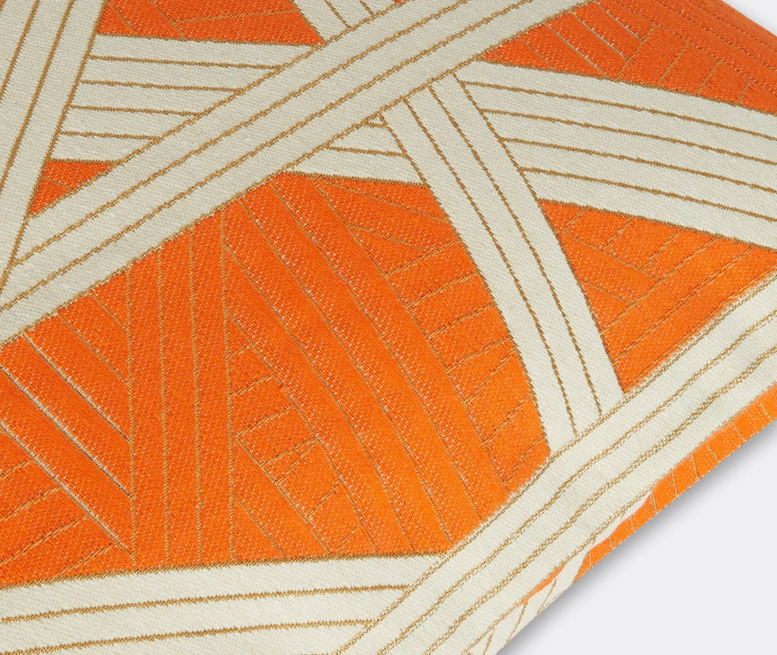 Large Nastri Cushion - Orange
