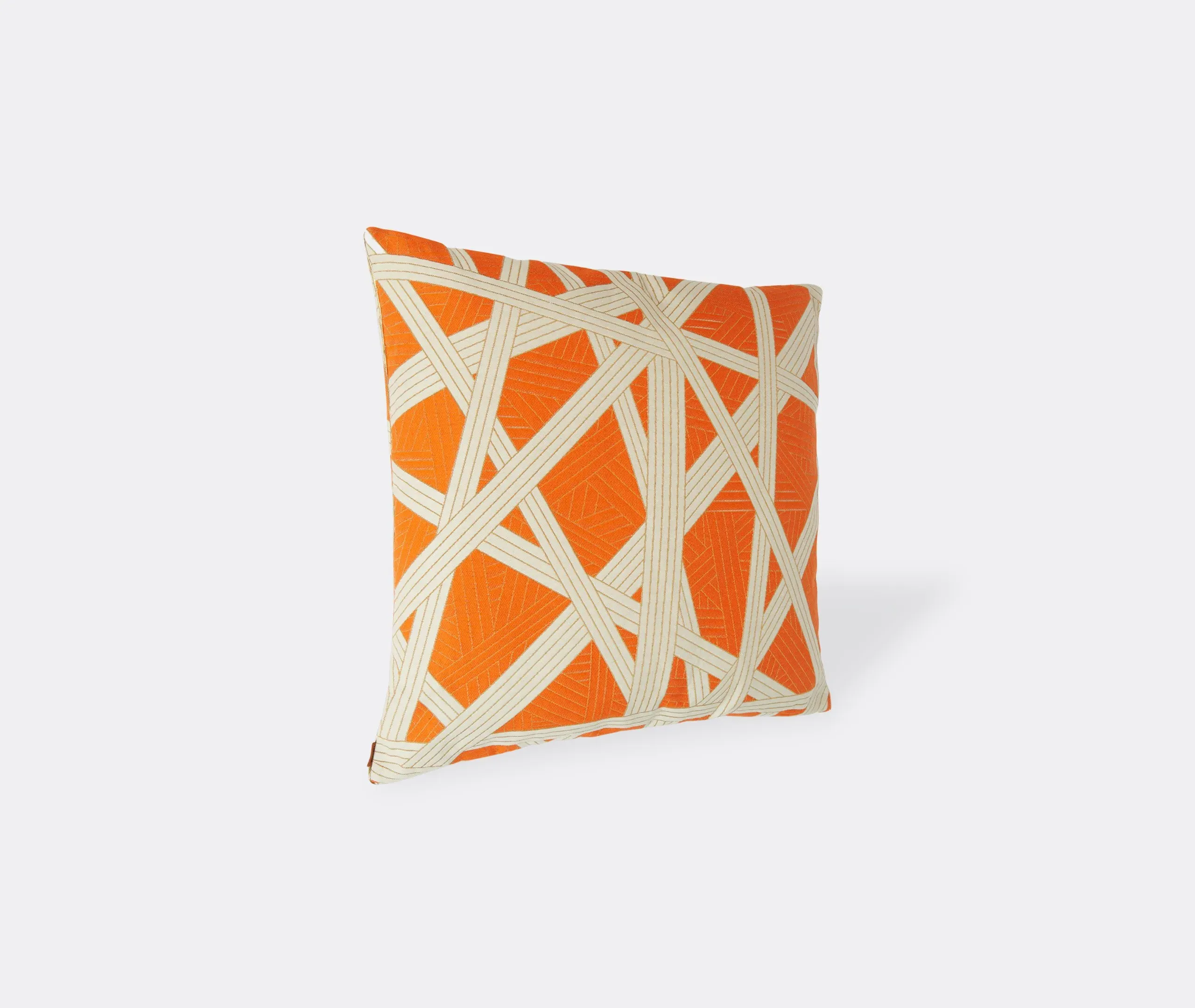 Large Nastri Cushion - Orange