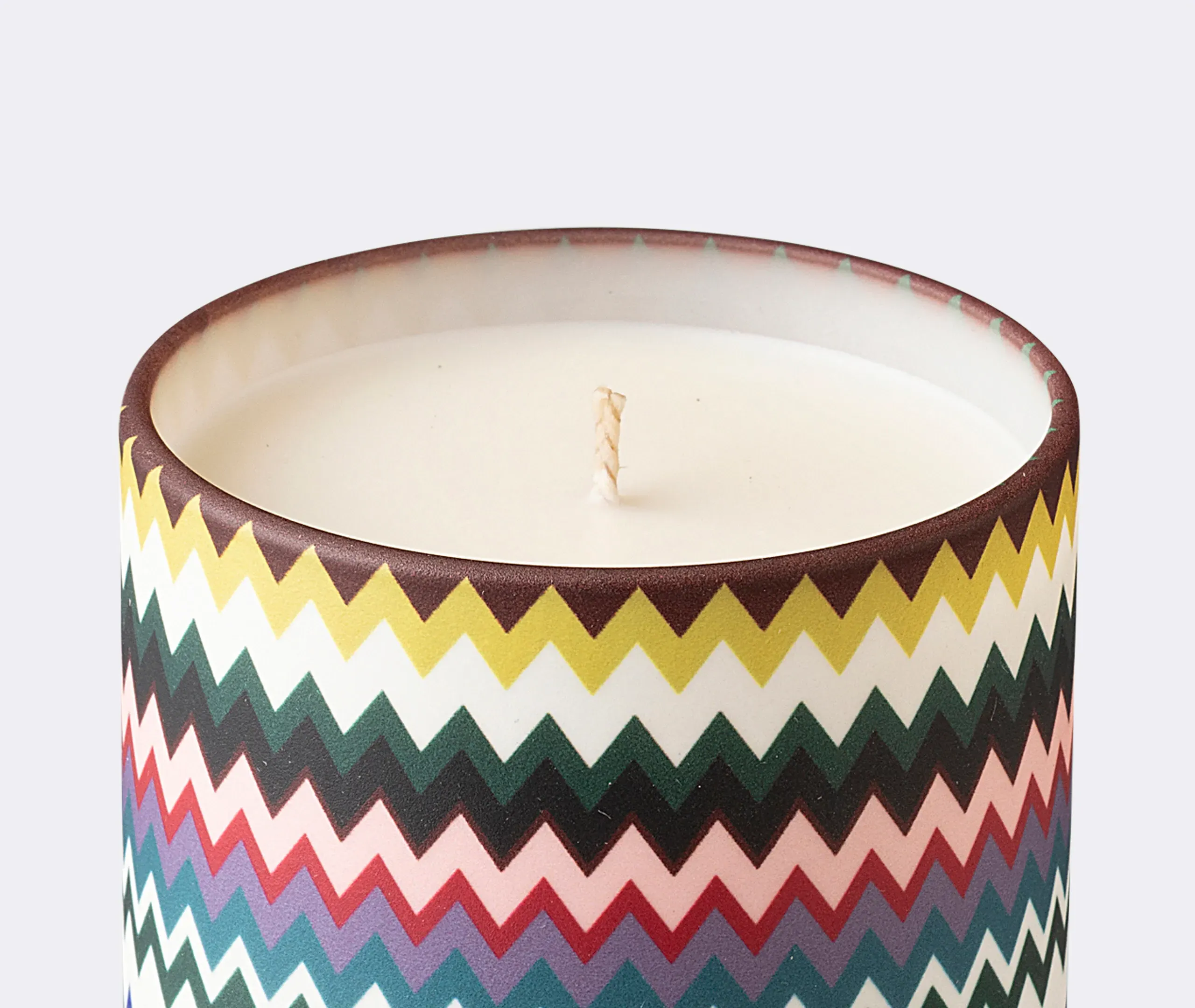Micro Zigzag Scented Candle - Multicolour, Glass alternate view