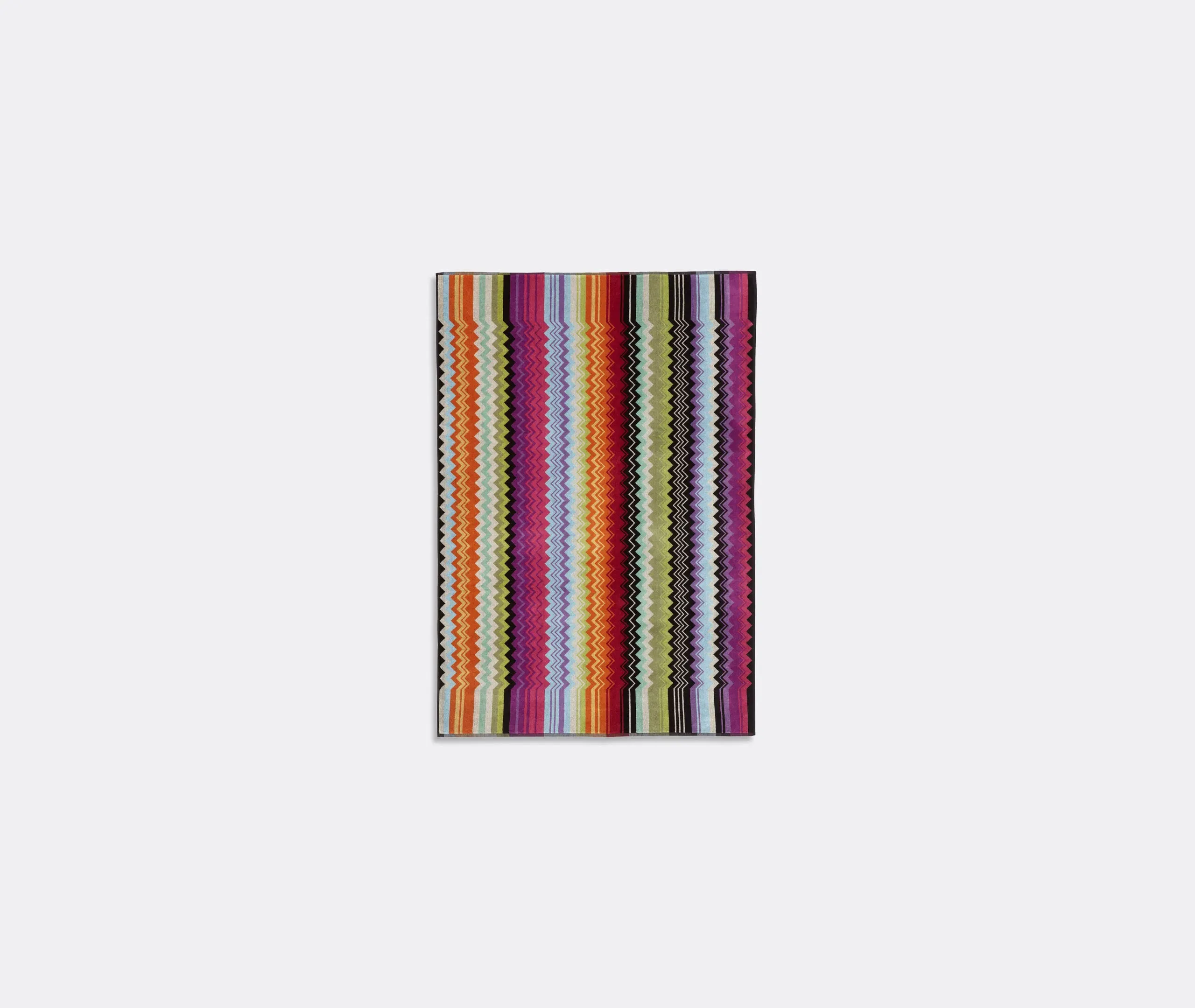 MissoniHome Giacomo Bath Towel - Orange Multicolor, Cotton Terry Velour product
