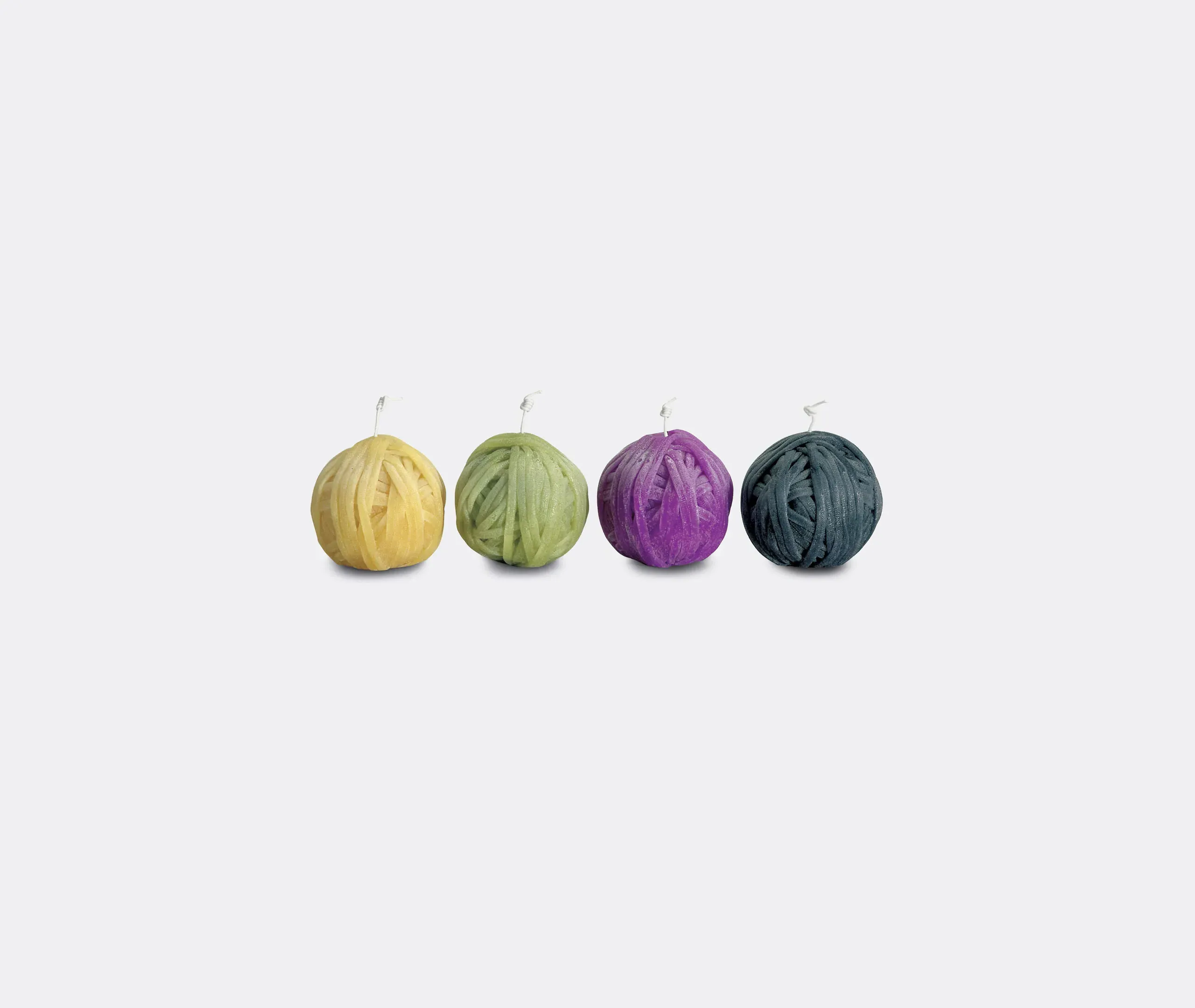 MissoniHome Gomitolo Set of 4 Candles - Blue Multicolor, Wax product
