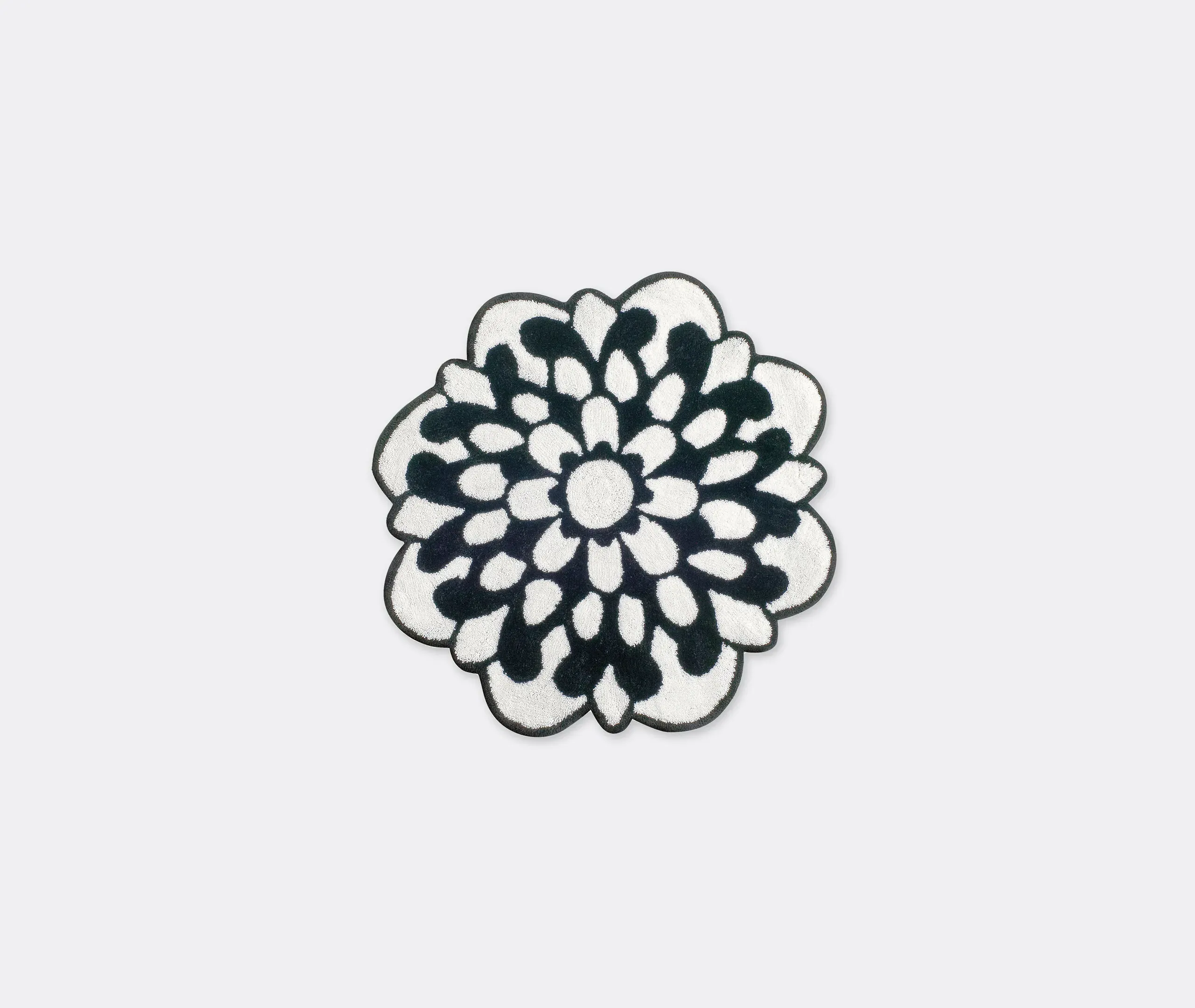 MissoniHome Otil Bath Mat - Black and White, Cotton Terry product