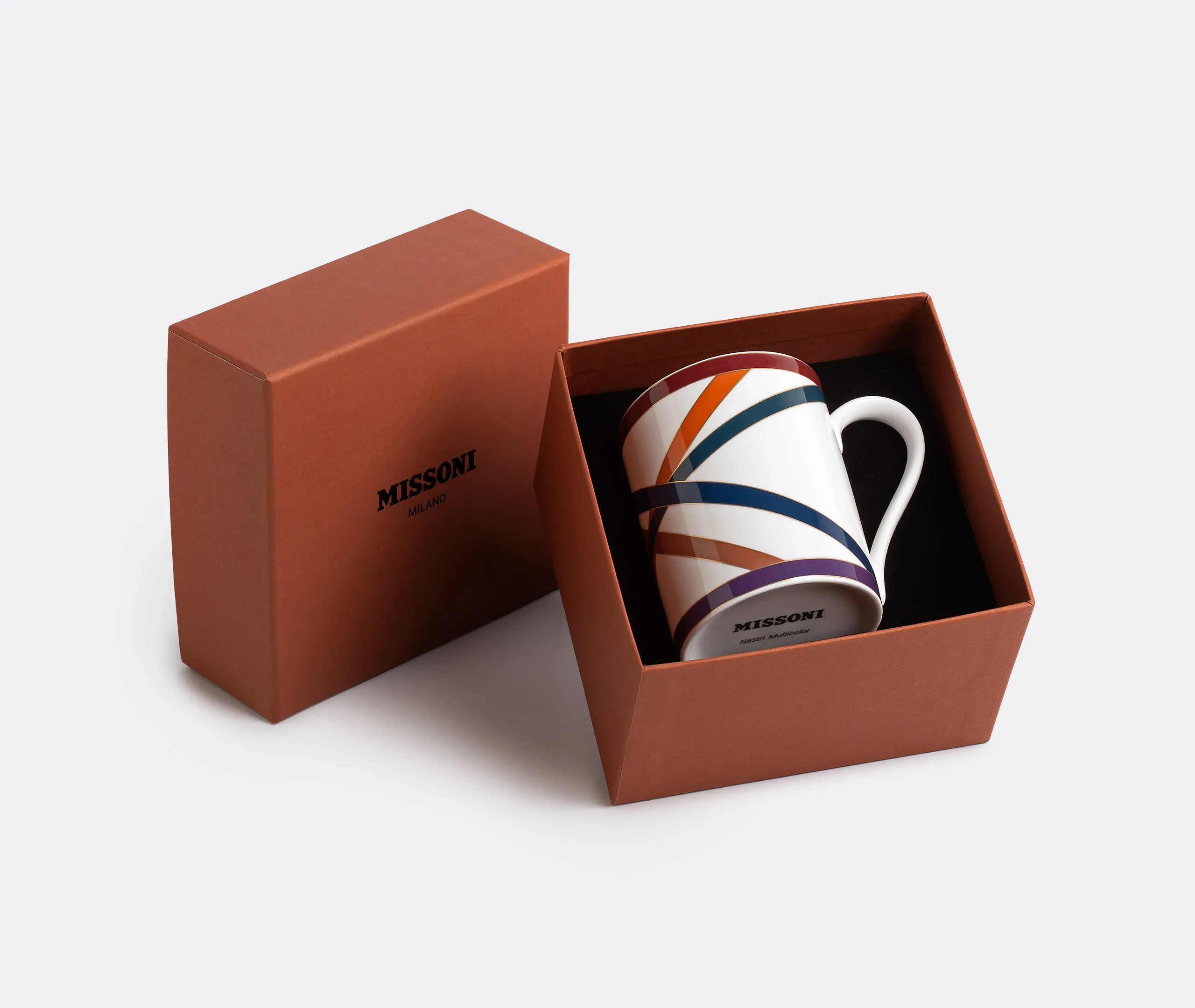 Nastri Mug - Multicolor, Bone China alternate view