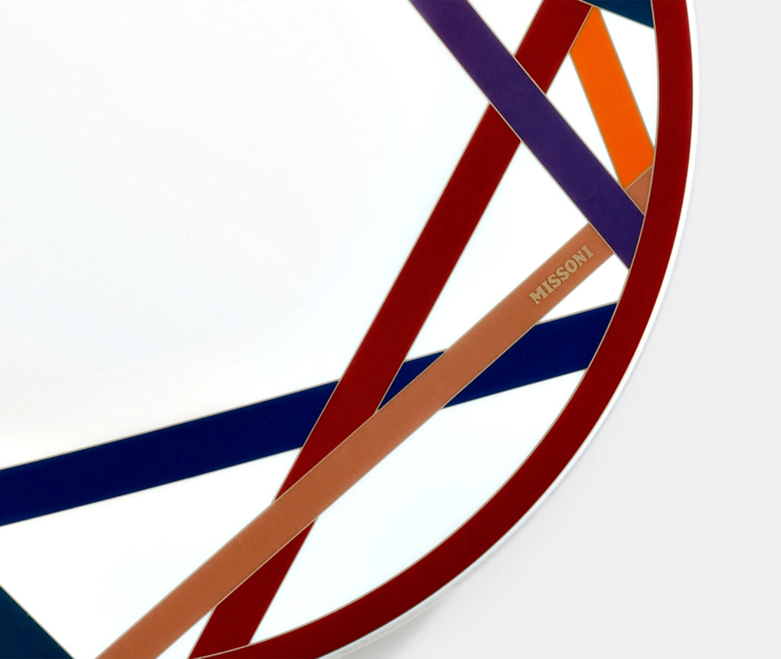 Nastri Round Serving Dish - Multicolor