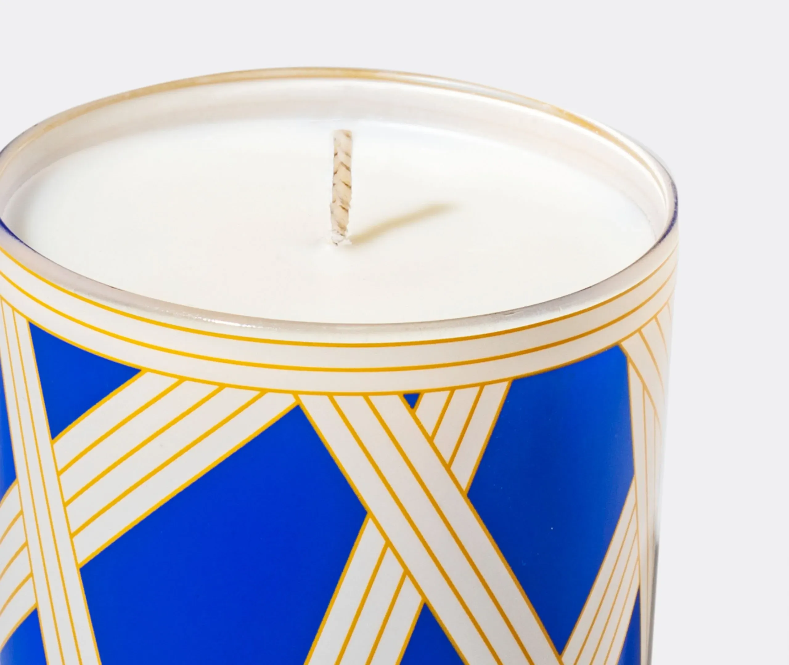 Nastri Scented Candle - Blue, Bone China