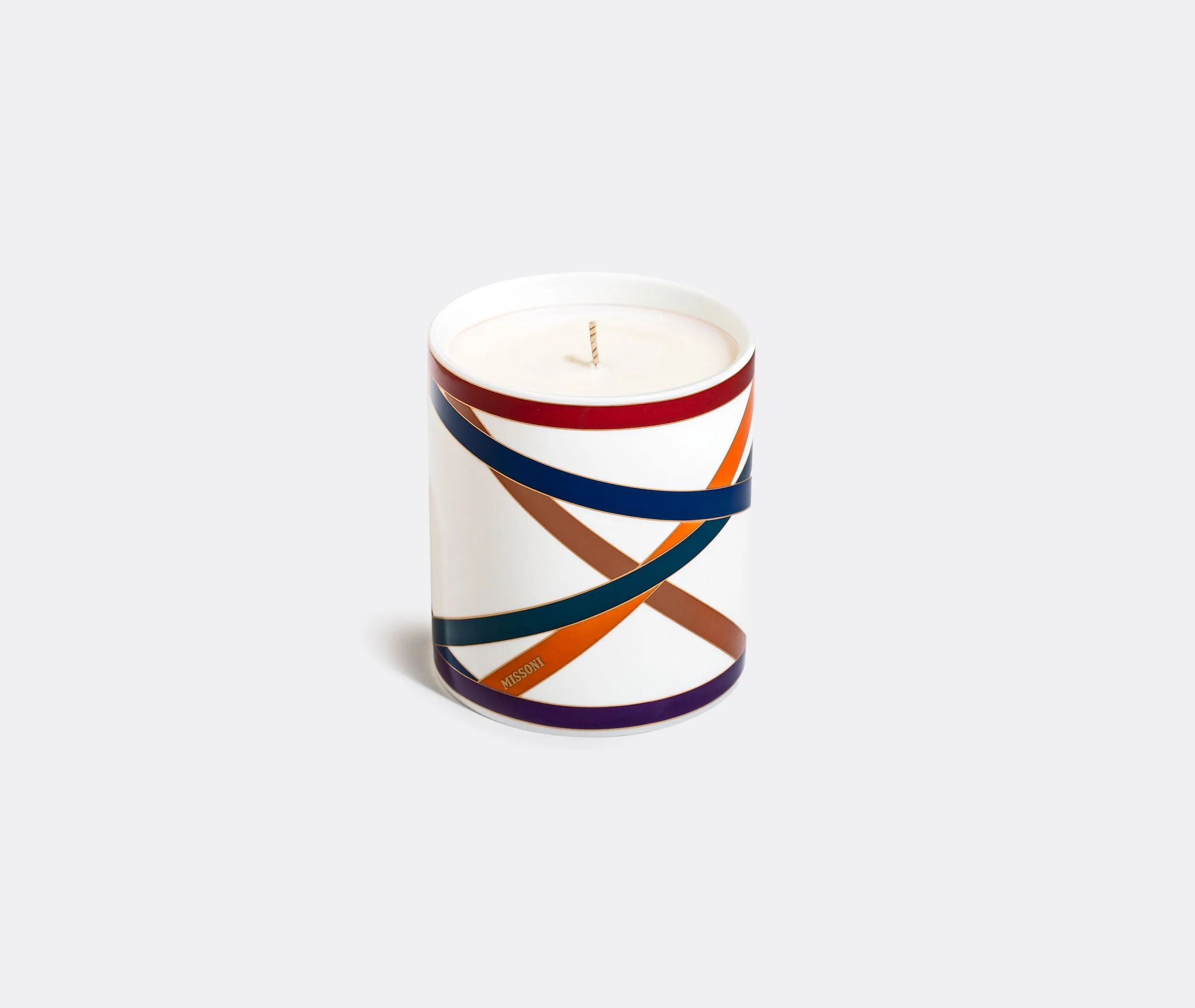Nastri Scented Candle - Multicolor, Bone China