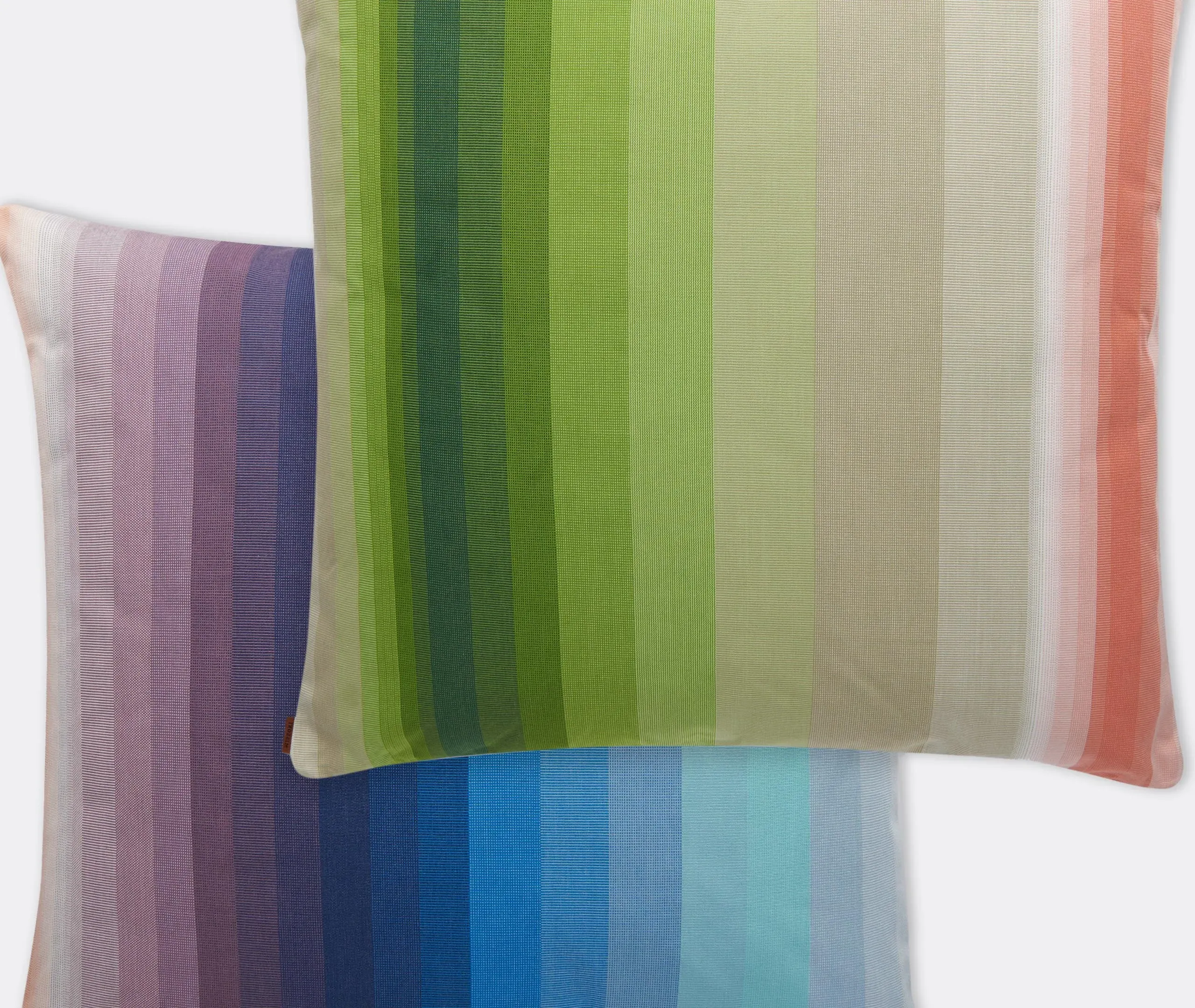 Outdoor Cushion Set of 2 - Multicolor, Canvas