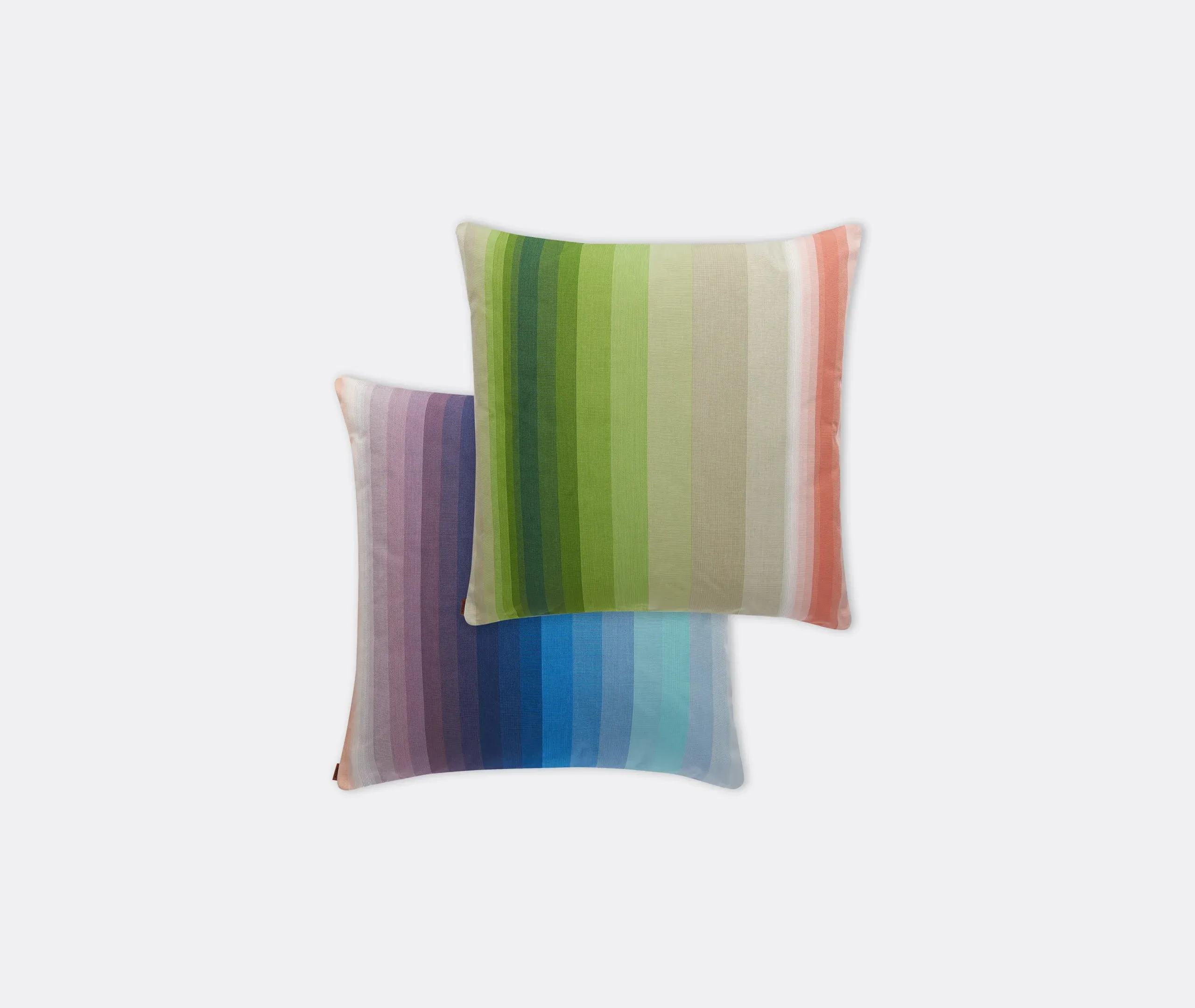 Outdoor Cushion Set of 2 - Multicolor, Canvas