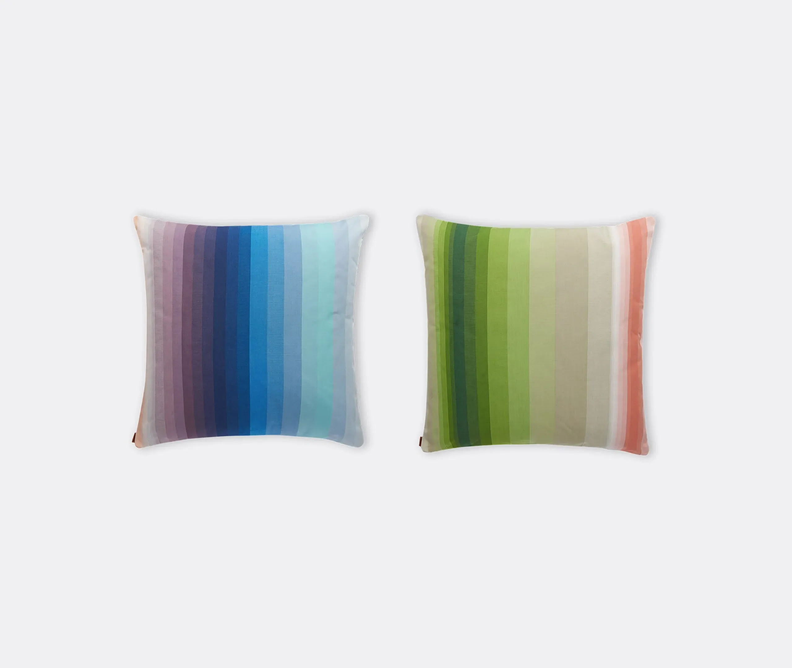 Outdoor Cushion Set of 2 - Multicolor, Canvas